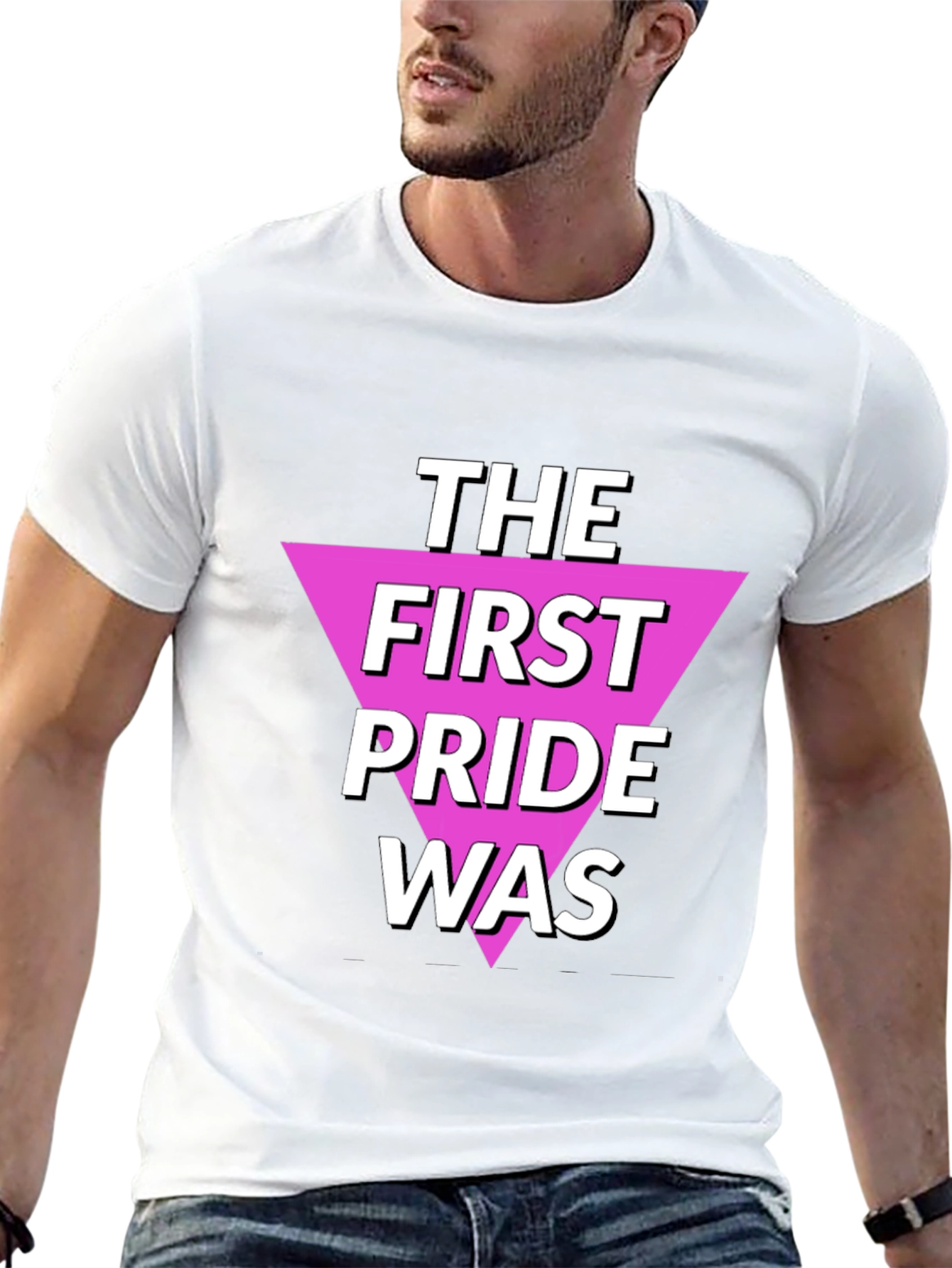 Black The First Pride Was Graphic Tee view 13