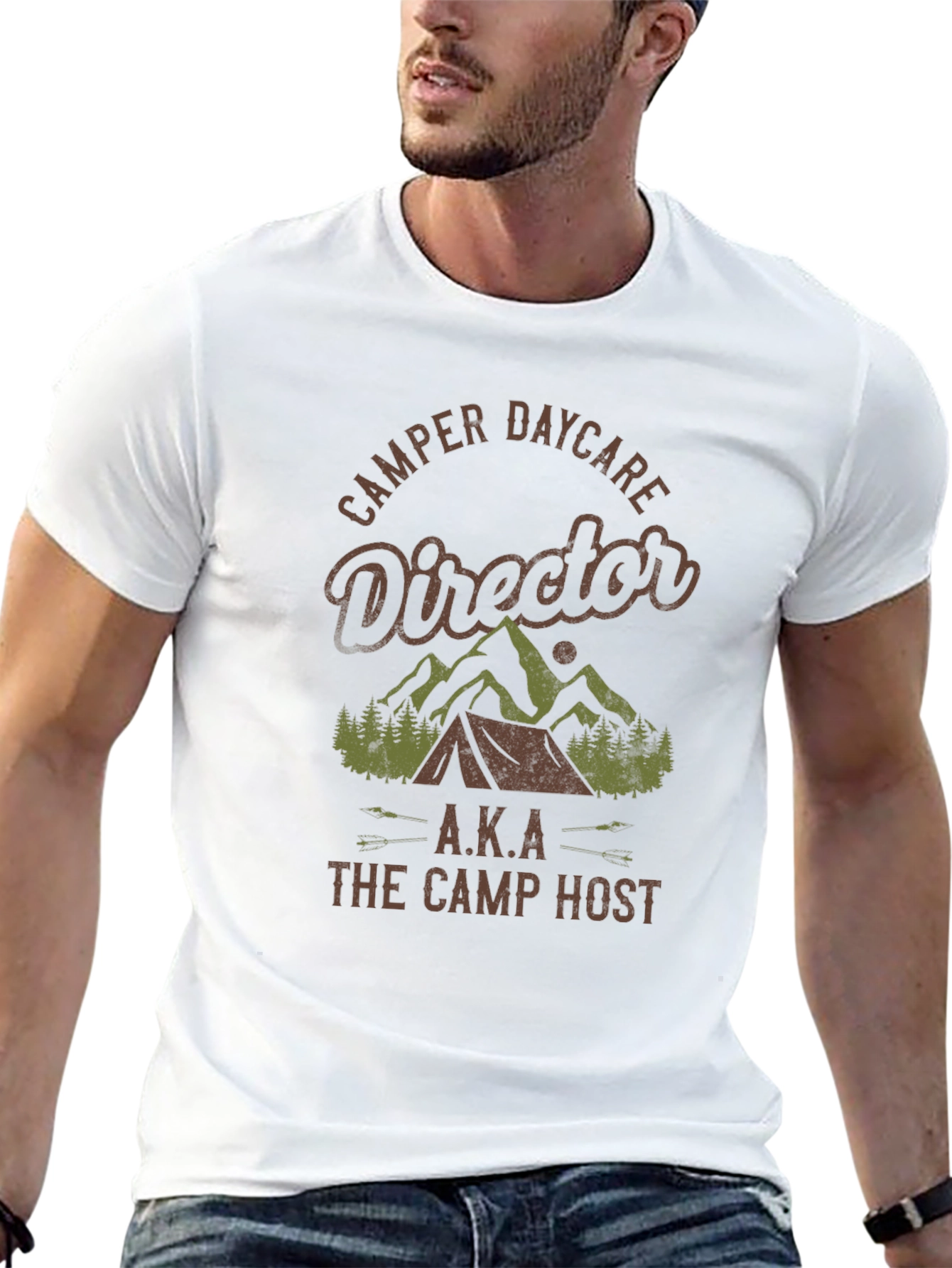 Camper Daycare Director Camp Host T-Shirt - 13