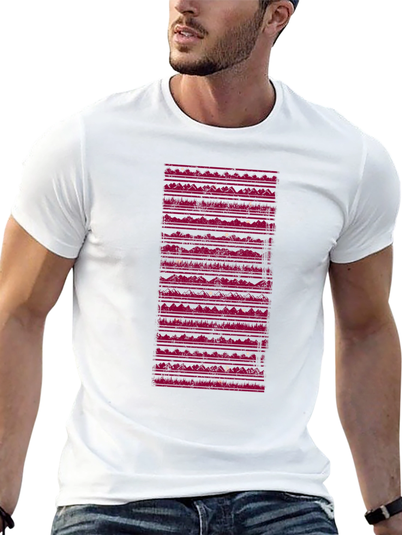 Black Retro Pixel Art T-Shirt view 13