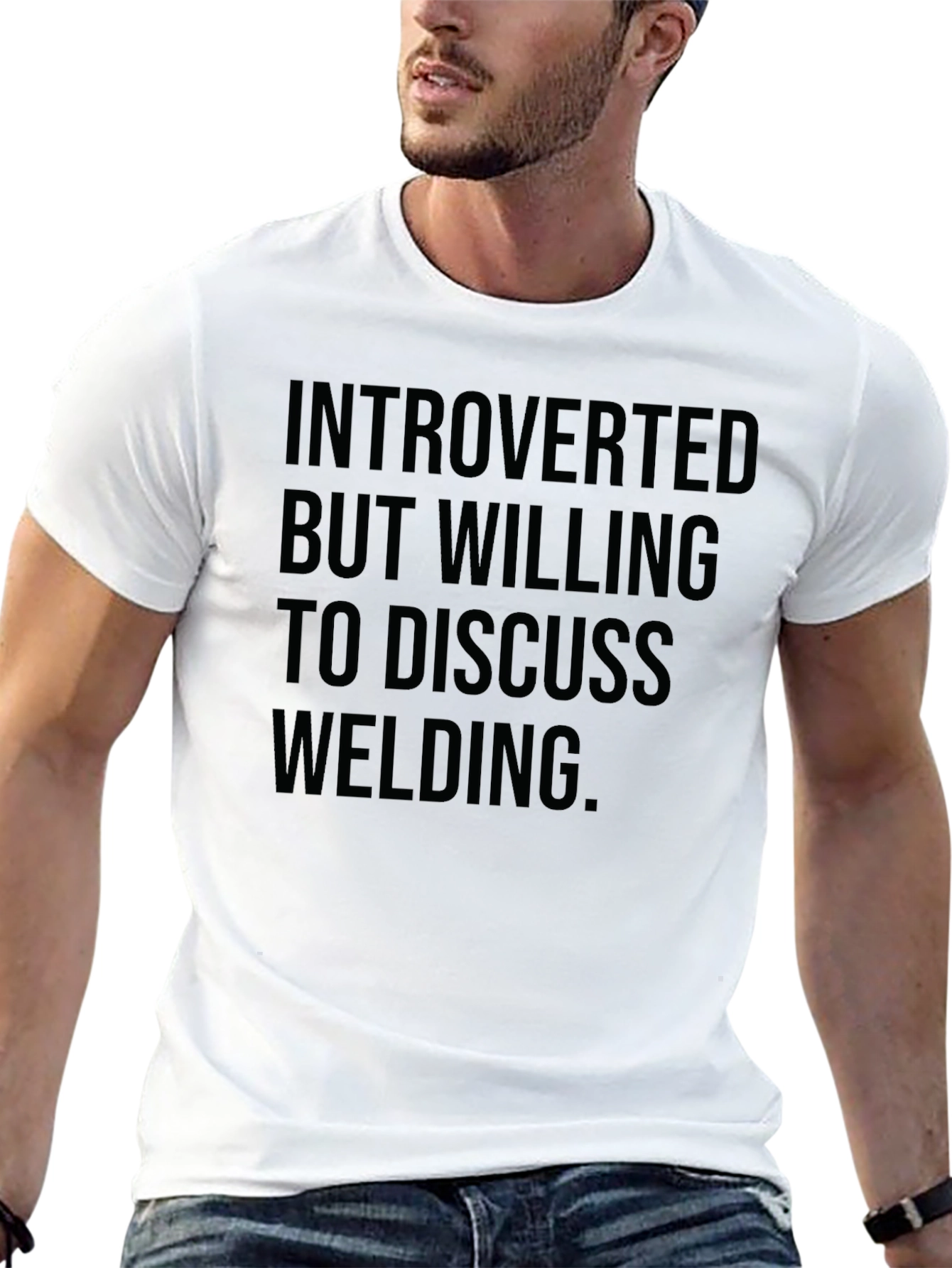 Black Introverted Welding T-Shirt view 13