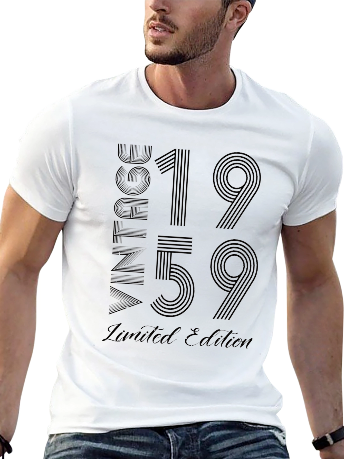 Black Vintage 1959 Limited Edition Black T-Shirt view 13