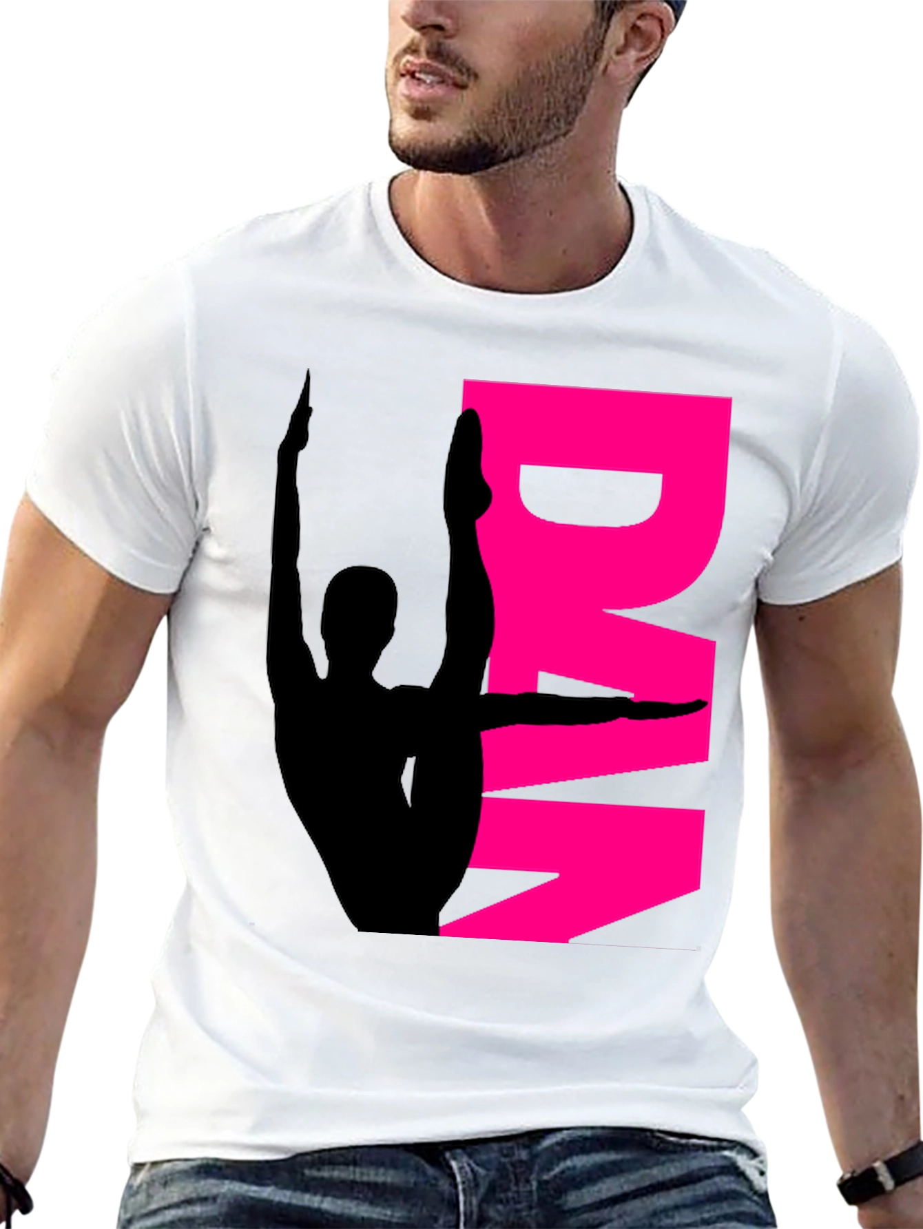 Black Dancer Silhouette Graphic Tee view 13