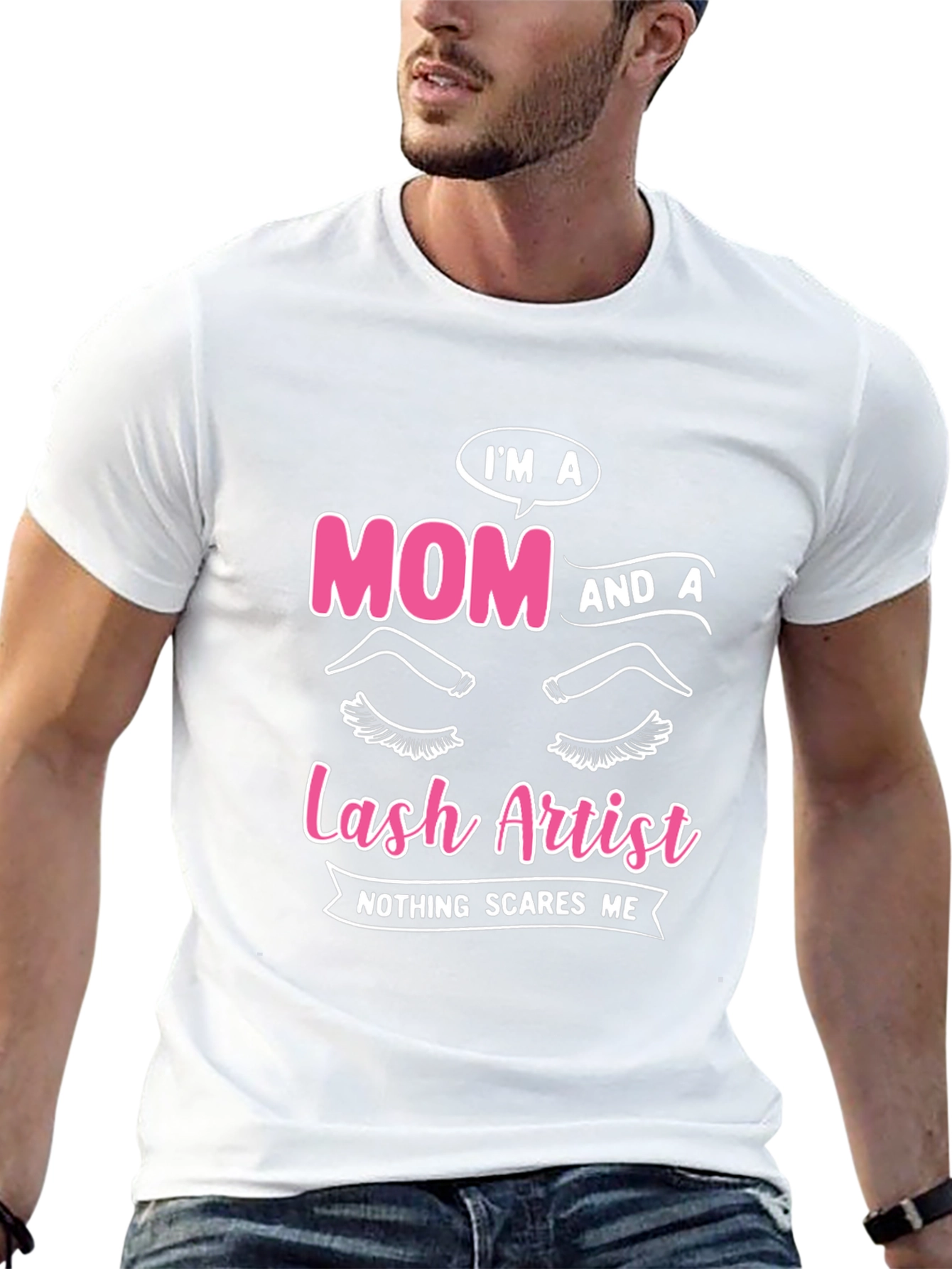Black Mom and Lash Artist Graphic Tee view 13