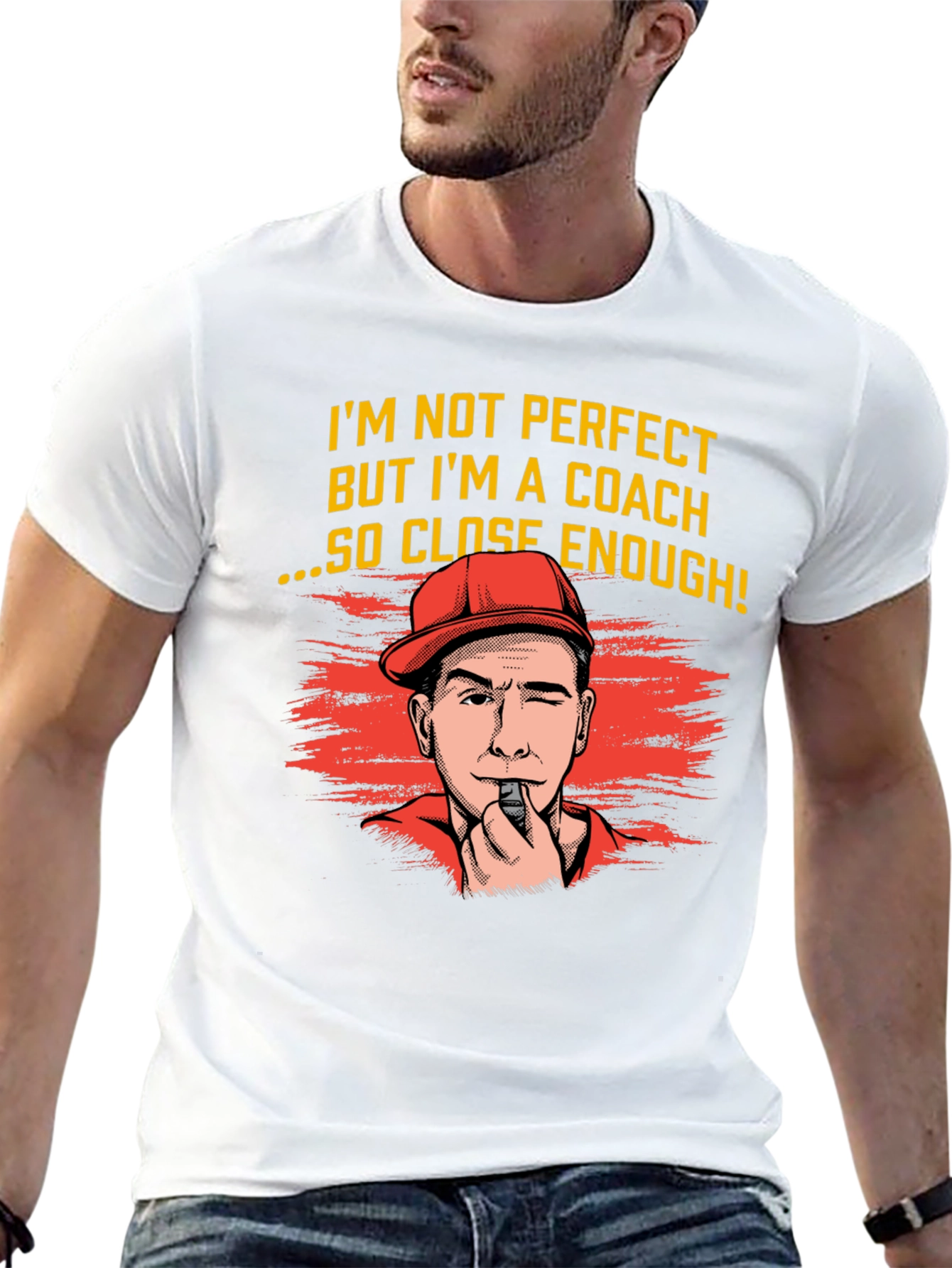 Black Coach T-Shirt - "I'm Not Perfect, But I'm a Coach" view 13