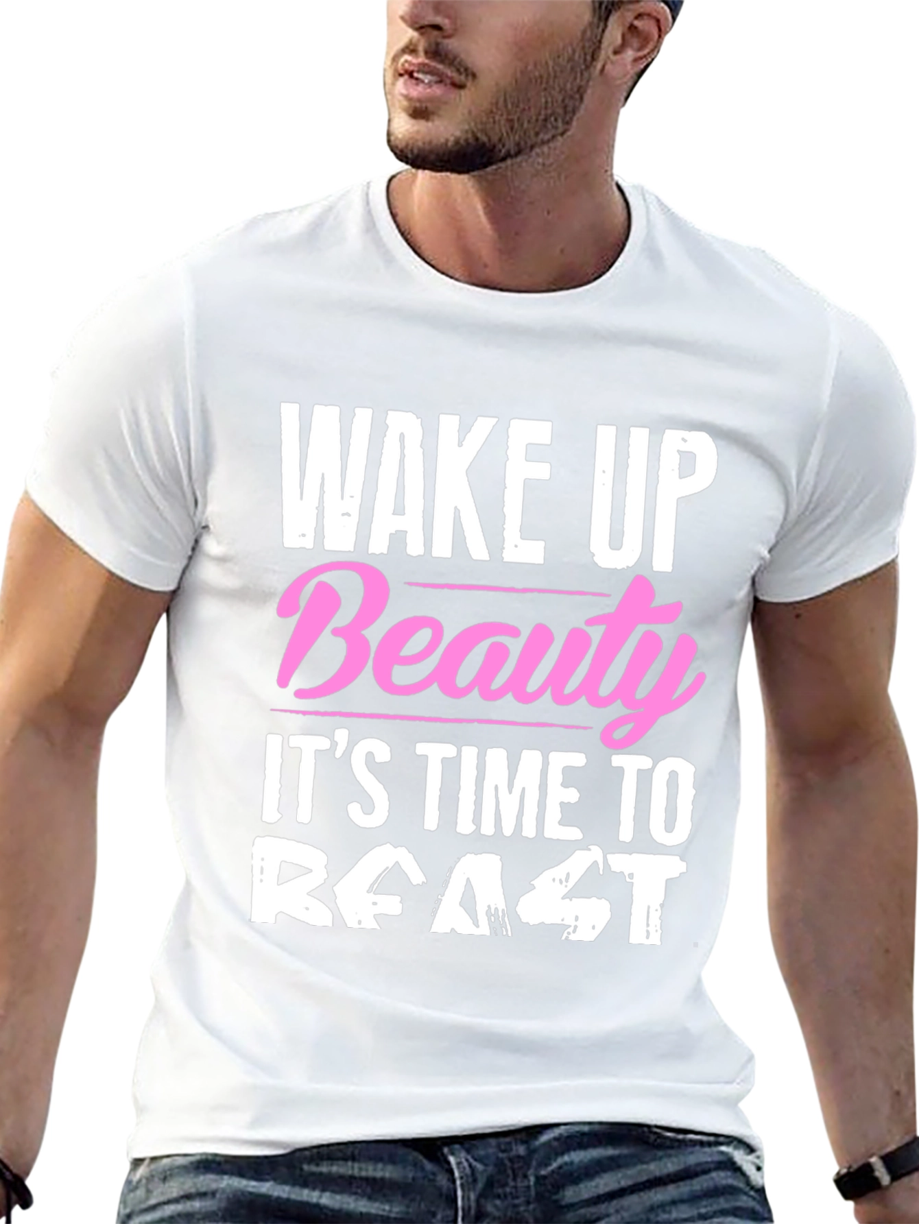 Black Wake Up Beauty, It's Time to Feast T-Shirt view 13