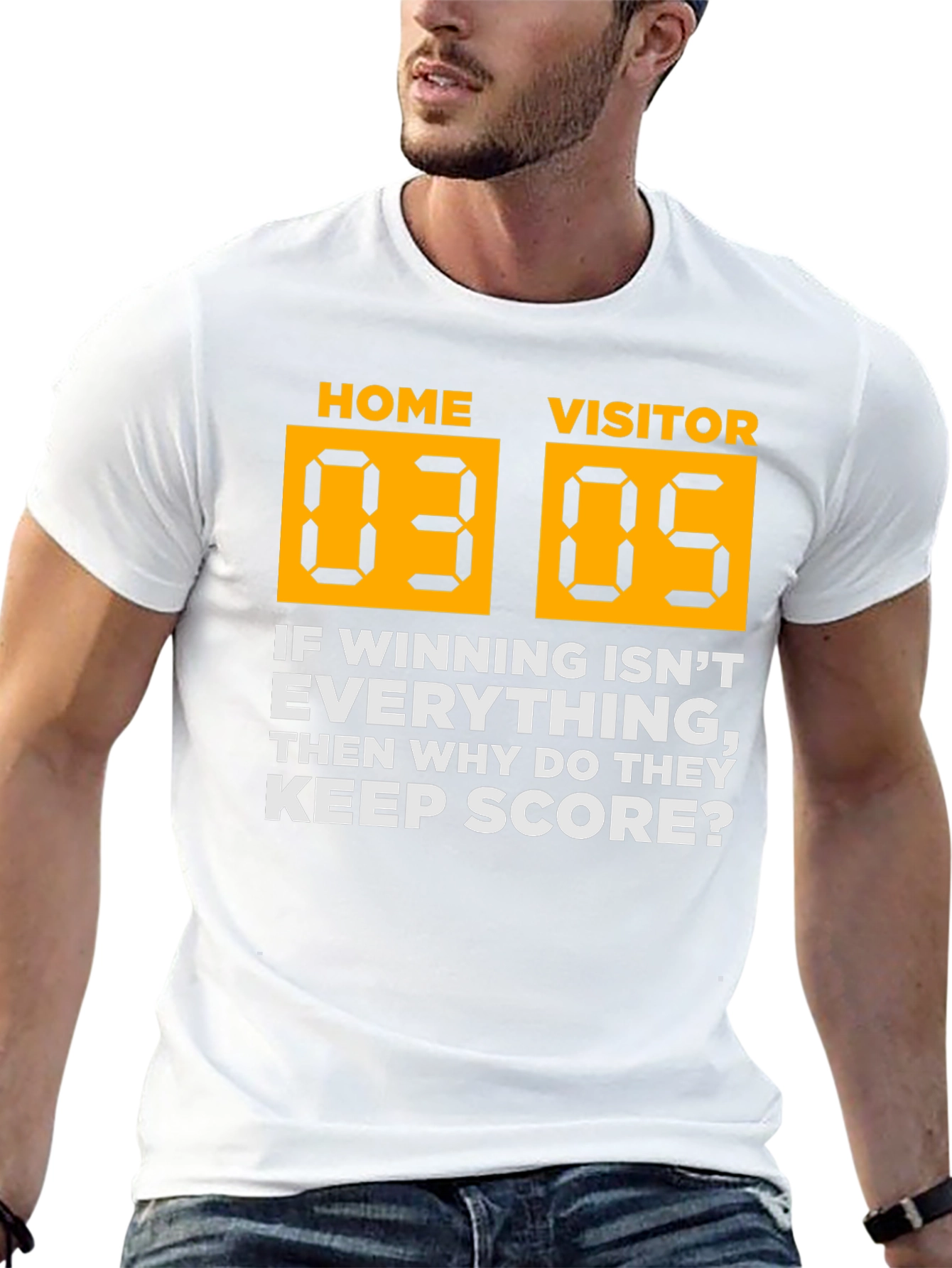 Black Home Vs Visitor Graphic Tee view 13