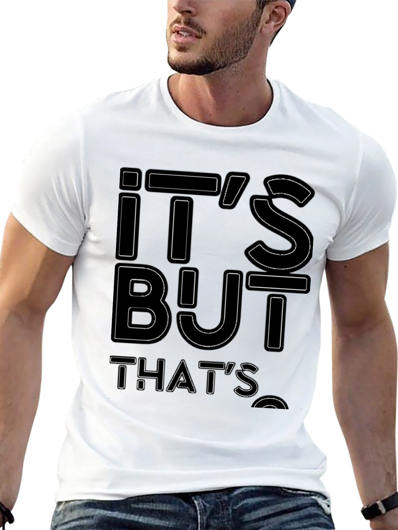 Black It's But That's Funny Graphic Tee view 13