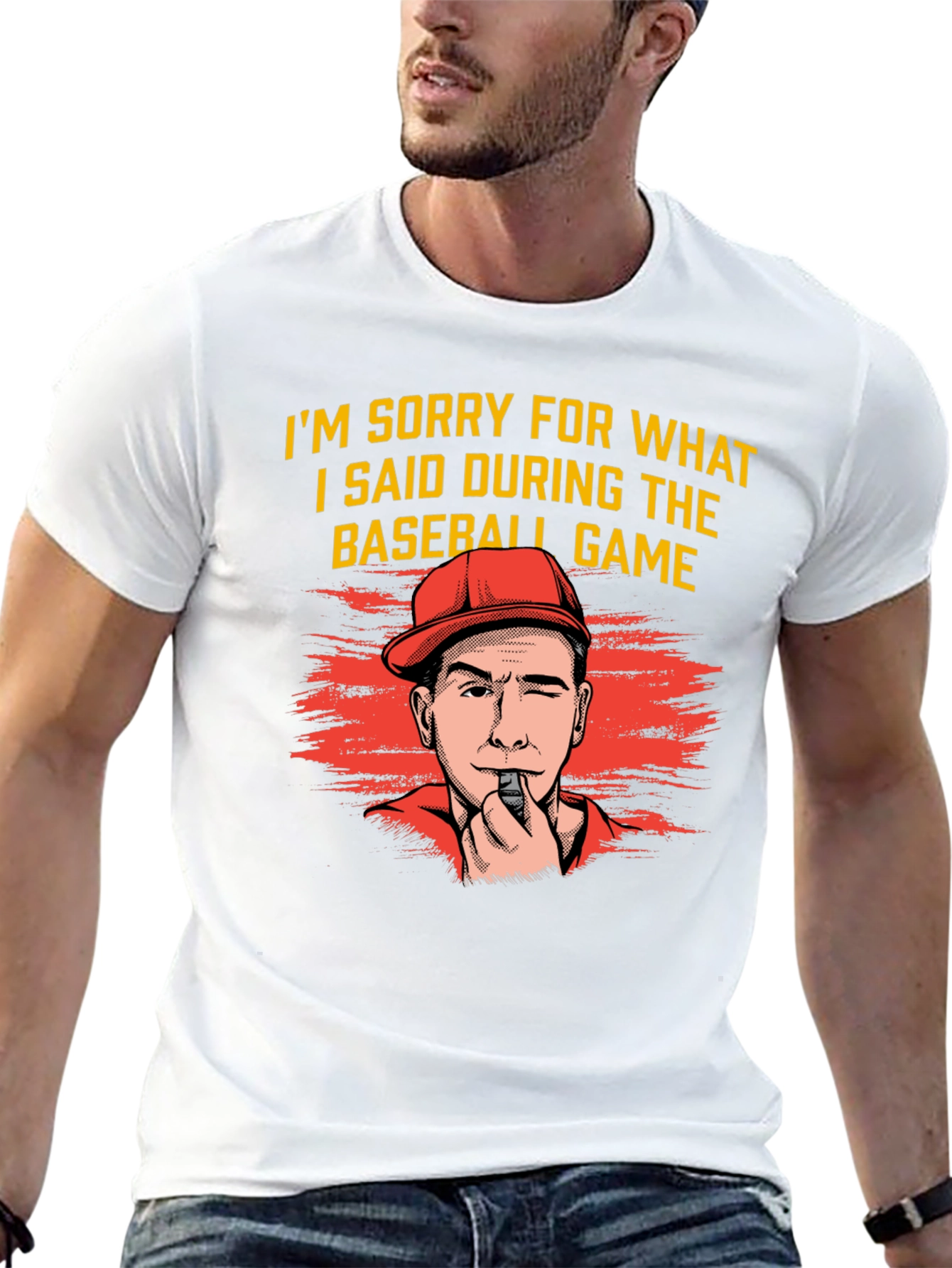 Black Baseball Game Apology T-Shirt - Funny Coach Tee view 13