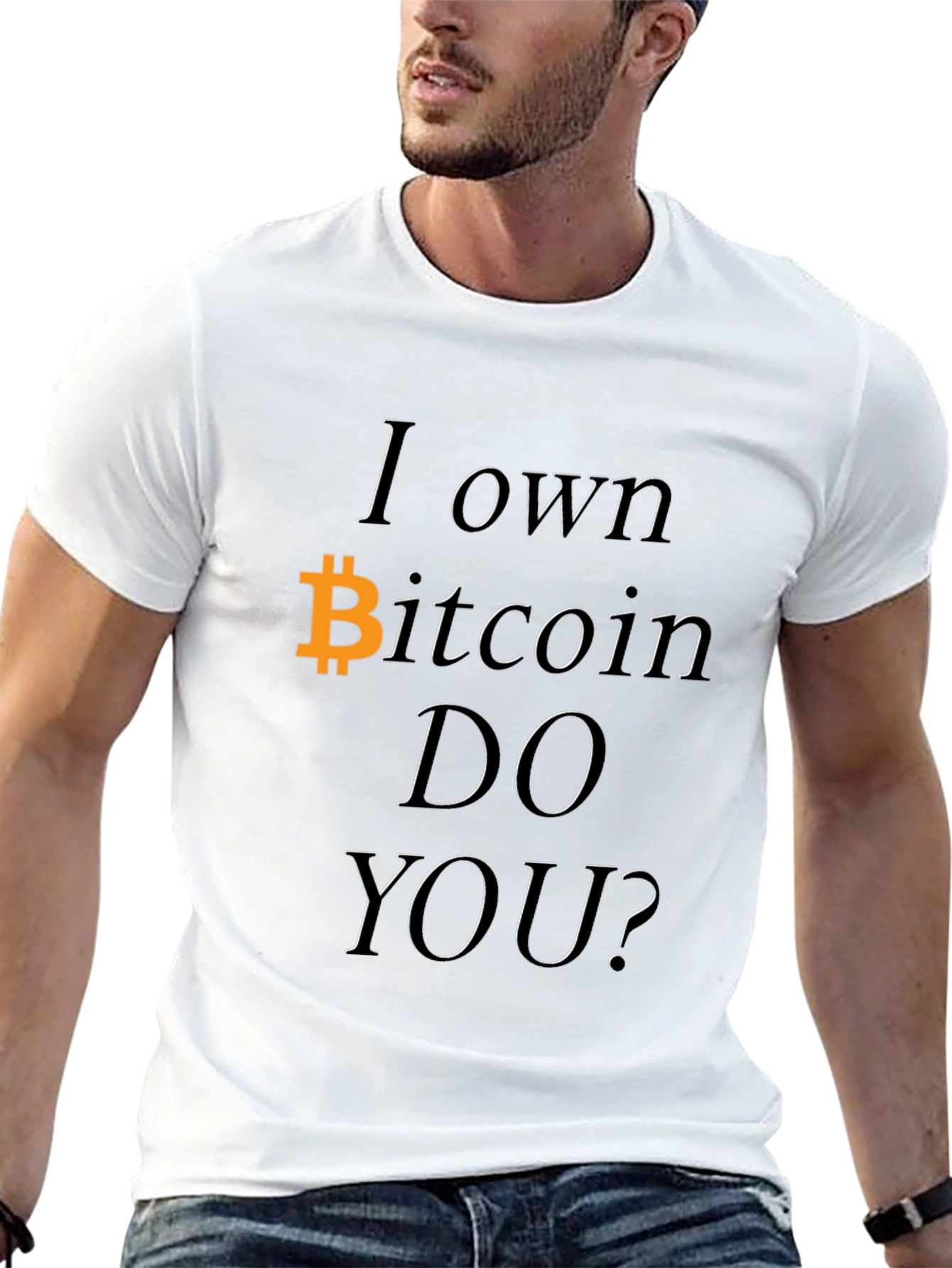 Black Bitcoin Owner Black Graphic Tee Shirt view 13
