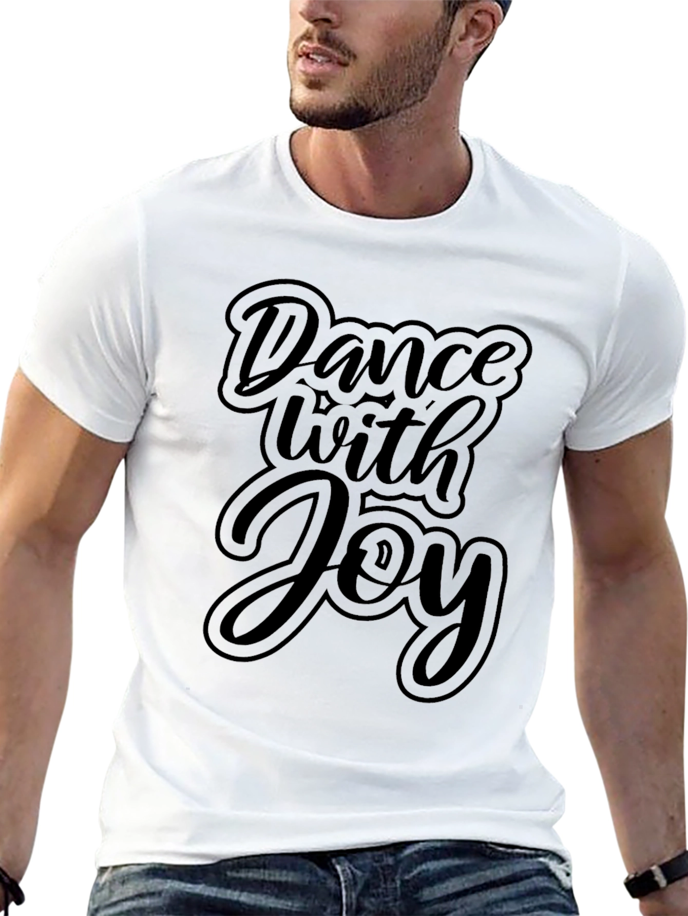 Black Dance with Joy Graphic T-Shirt - Black view 13