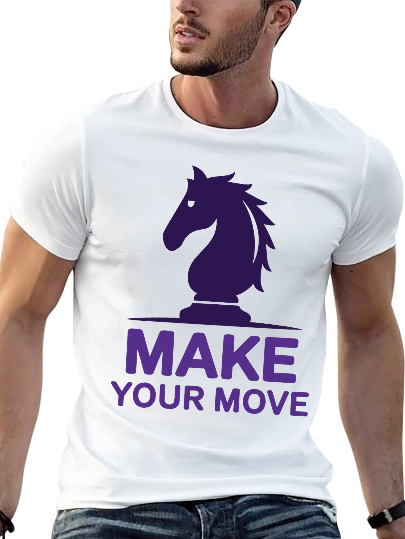 Chess Knight Graphic Tee - Make Your Move! - 13