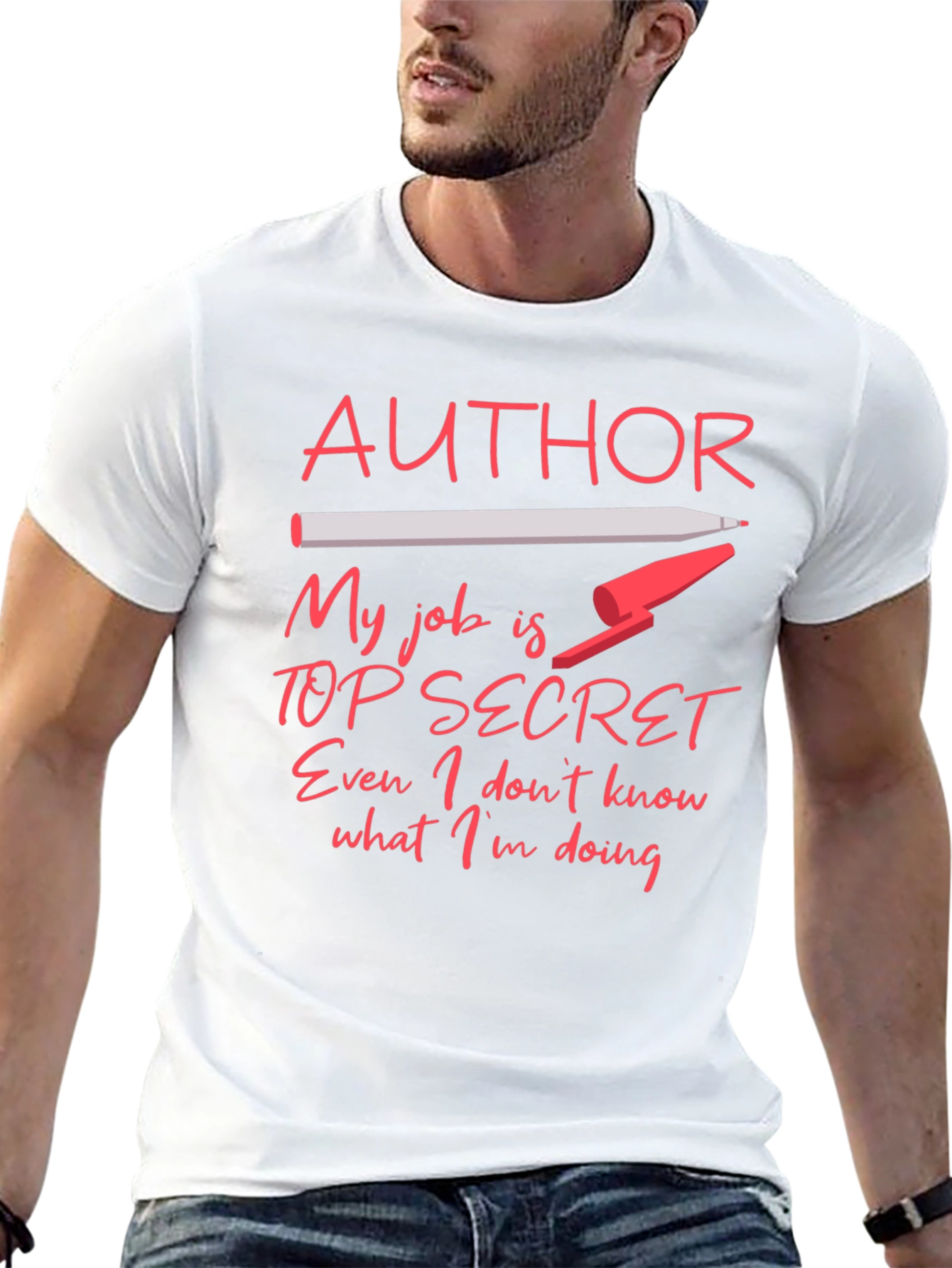 Author Top Secret Job T-Shirt - 13