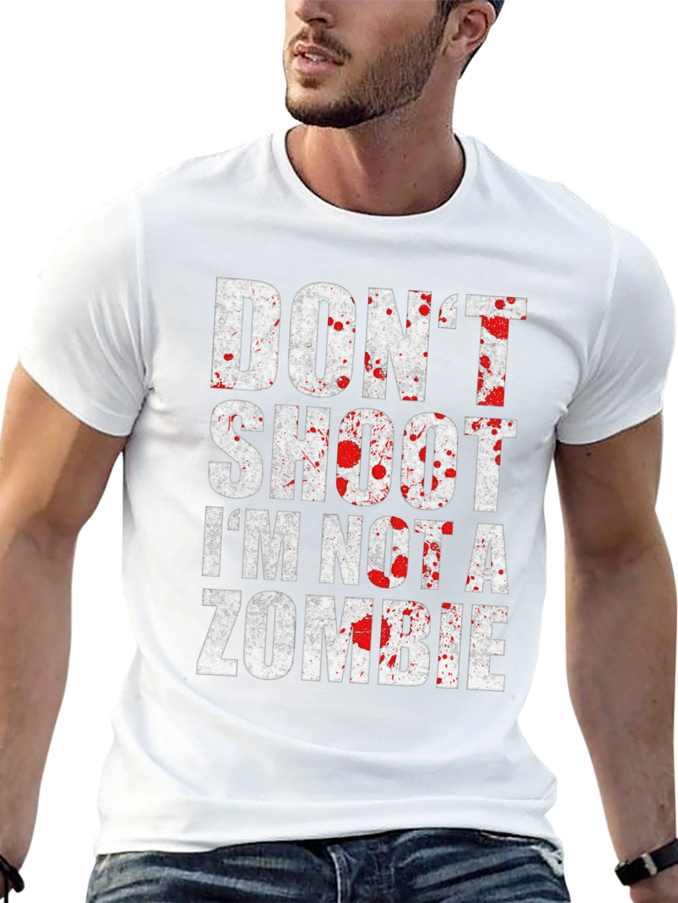 Black Don't Shoot Zombie Graphic Tee view 13