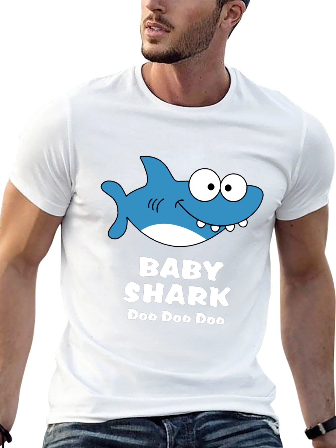 Black Baby Shark Doo Doo Doo T-Shirt view 13