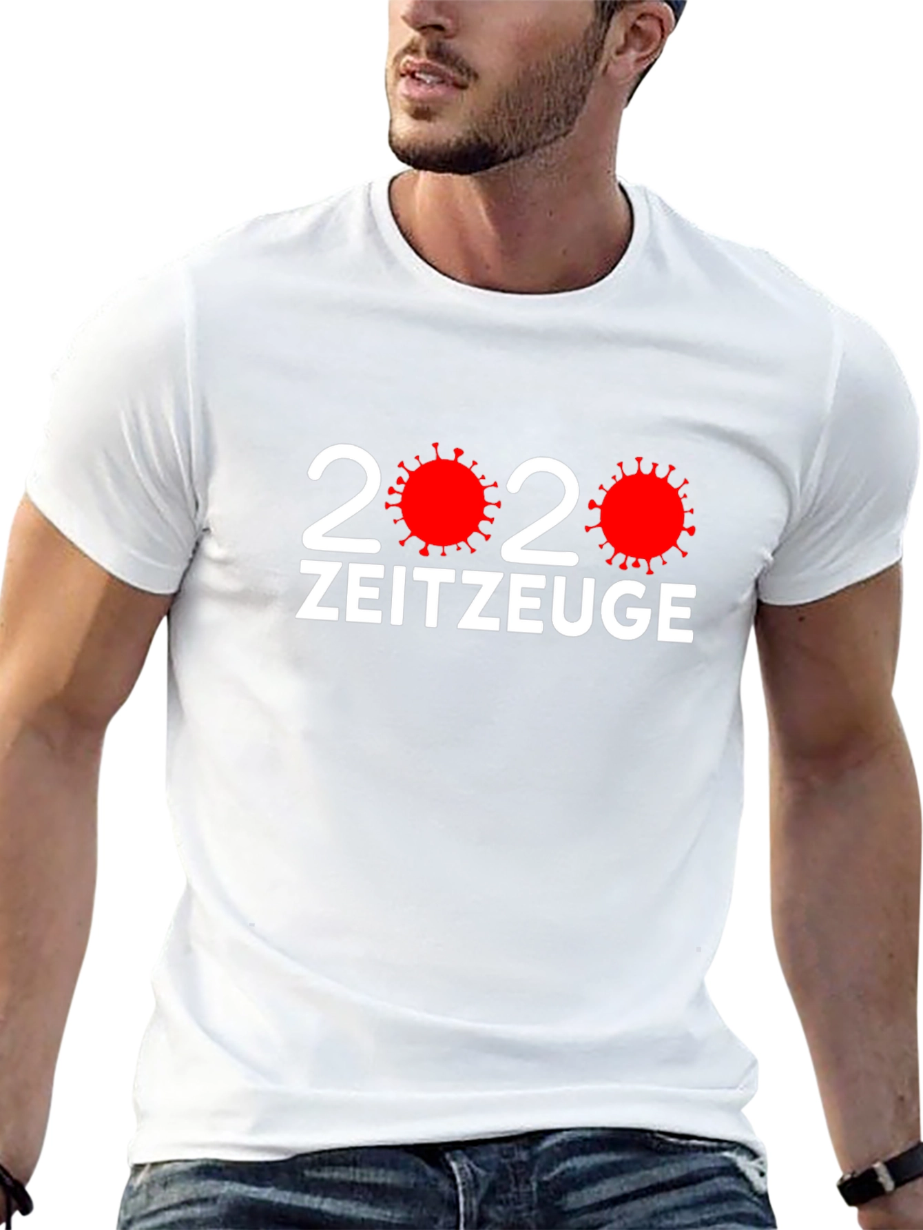 Black 2020 Zeitzeuge Novelty T-Shirt view 13