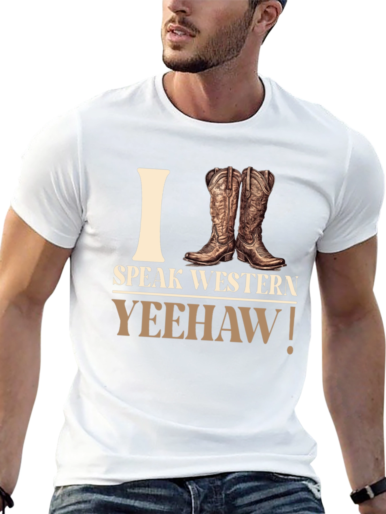 Black Western Yeehaw Graphic Tee view 13