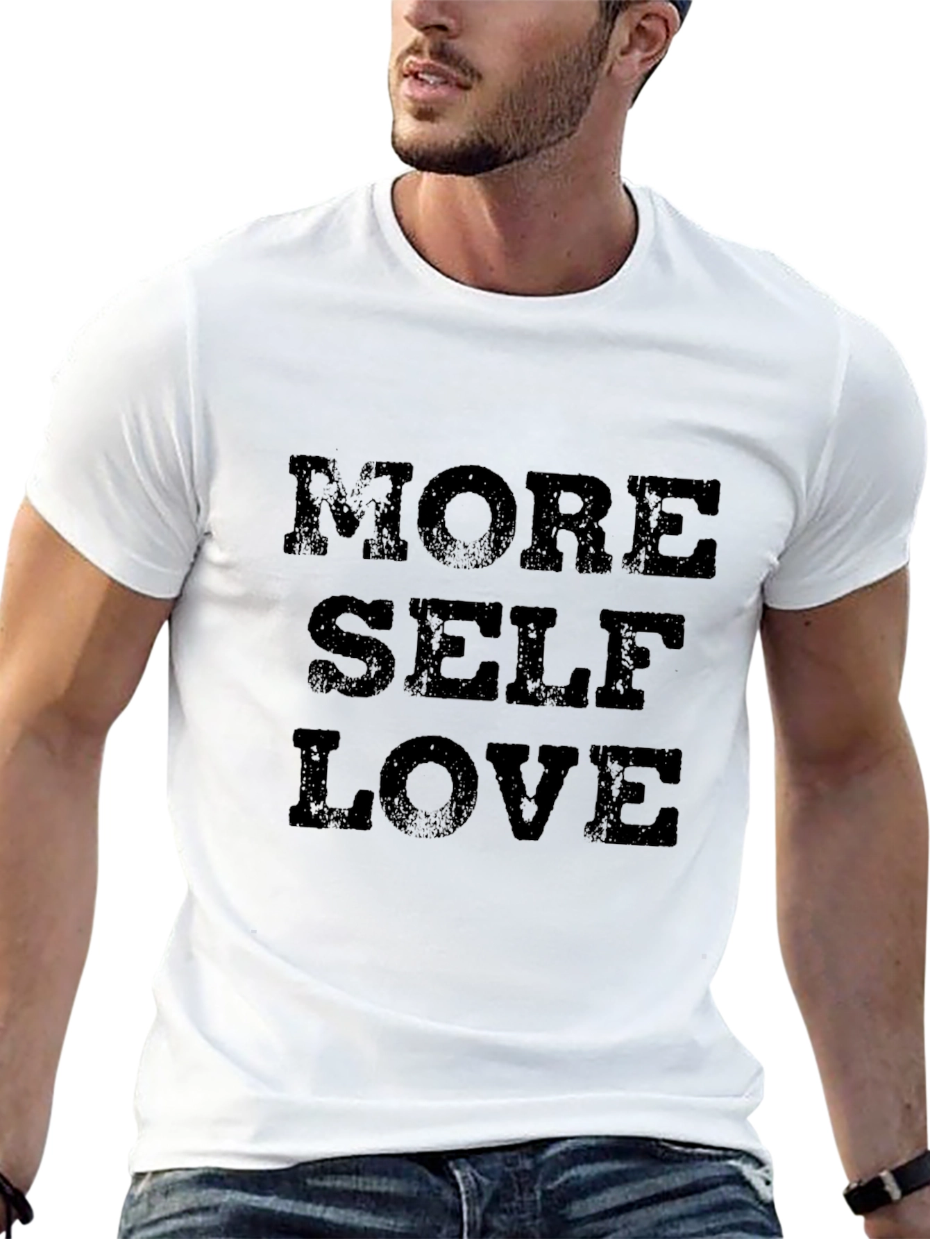 Black More Self Love Graphic T-Shirt - Black view 13