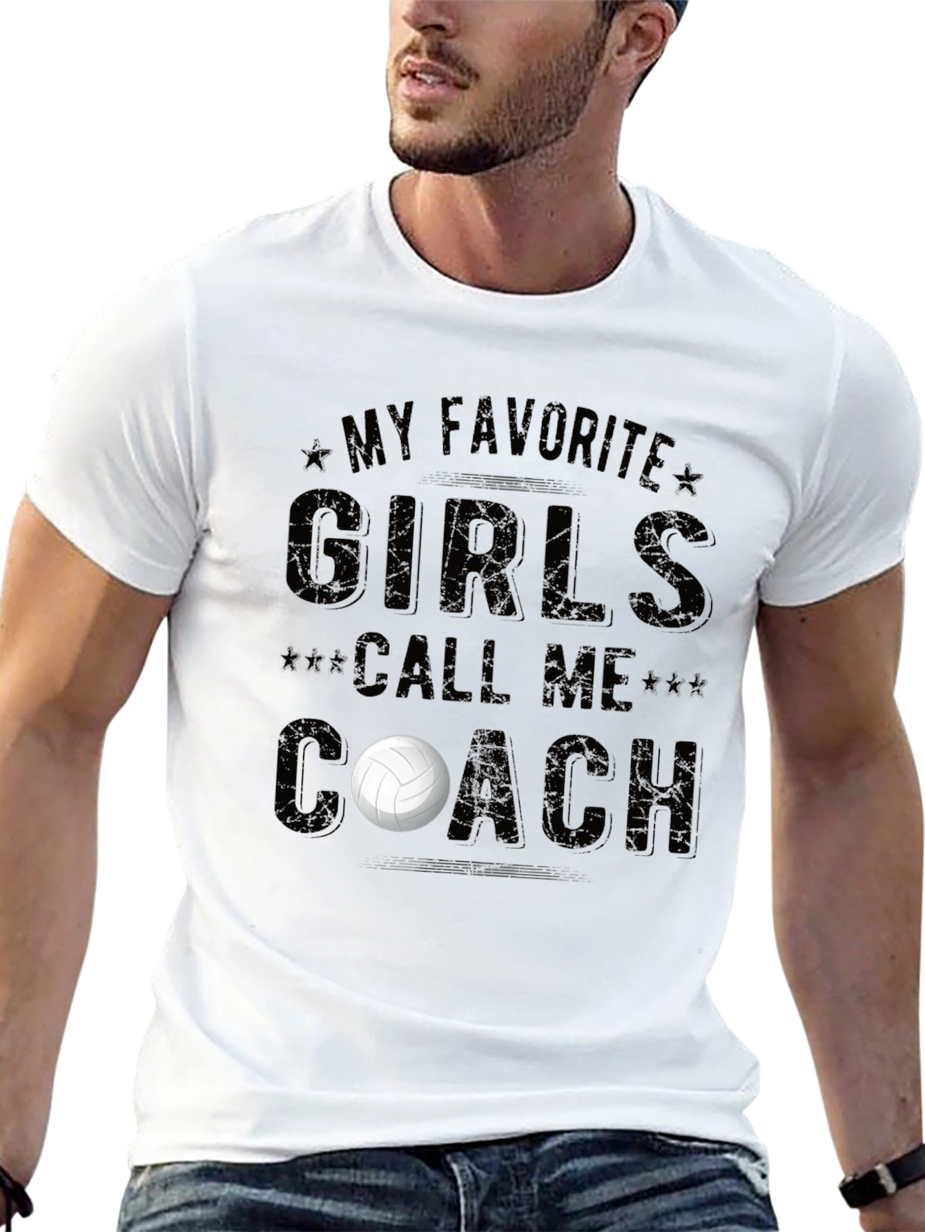 Black My Favorite Girls Call Me Coach T-Shirt view 13