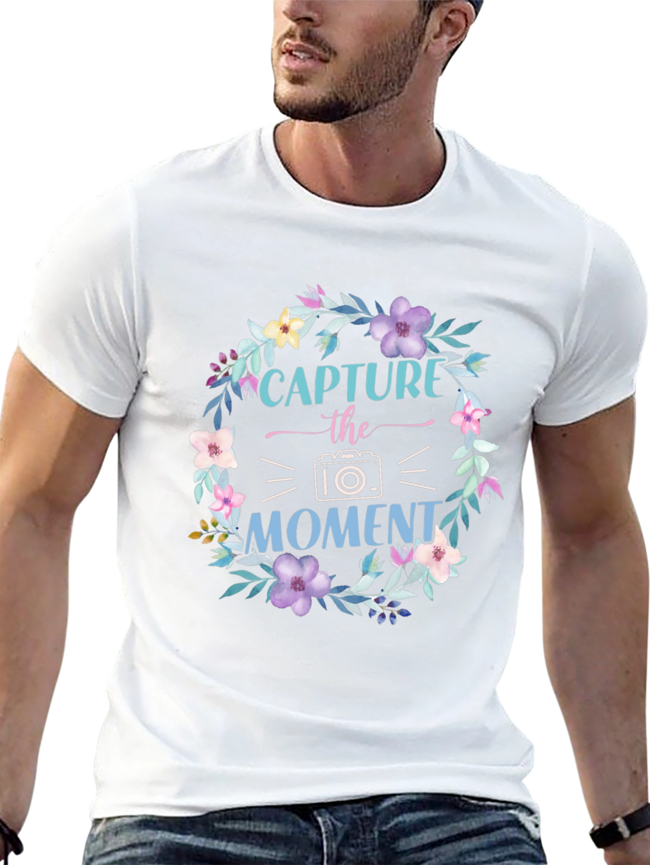 Black Capture the Moment Floral T-Shirt view 13