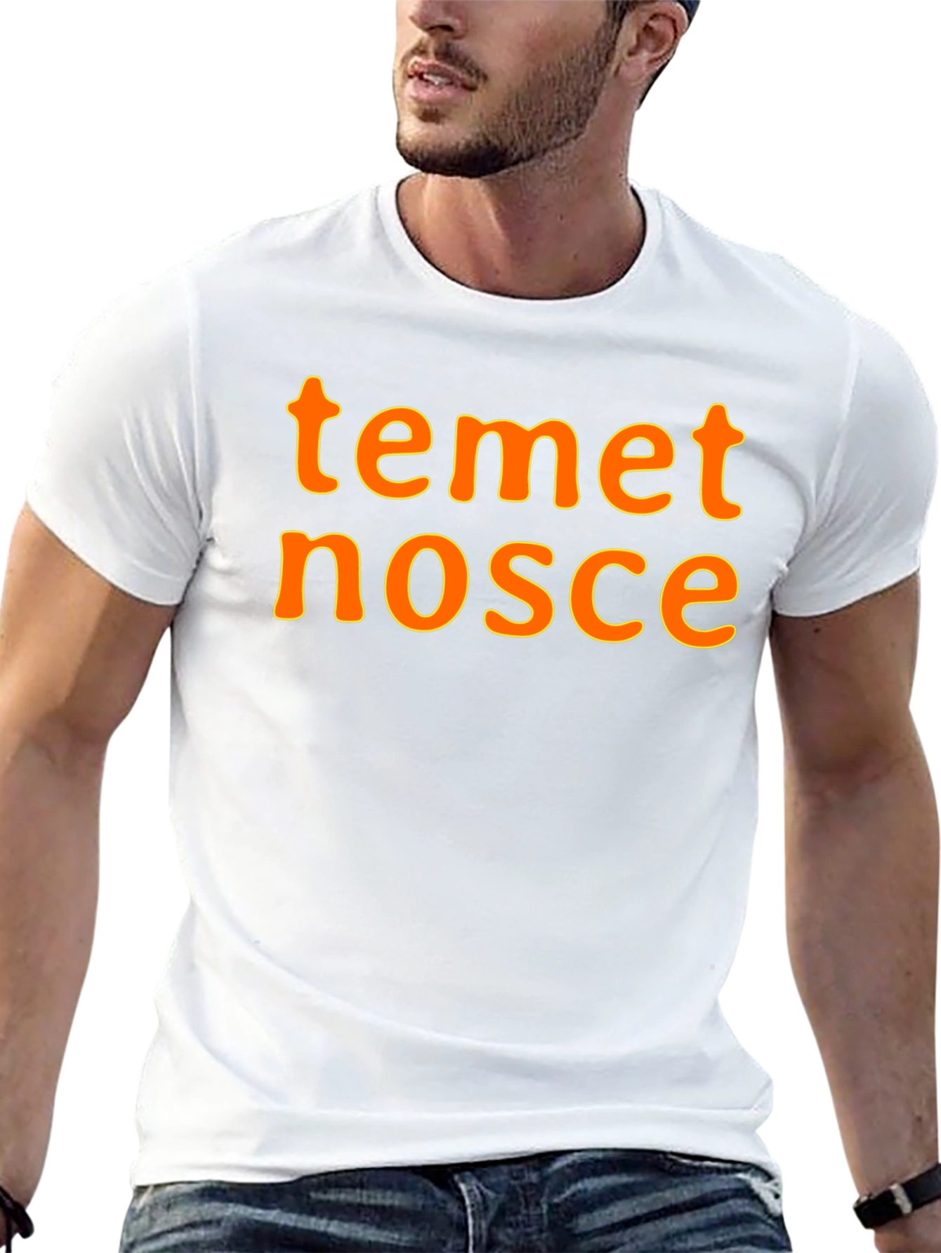 Black Temet Nosce Graphic Tee - Know Thyself T-Shirt view 13