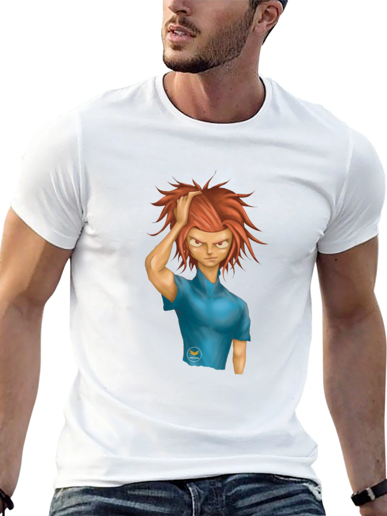 Black Anime Graphic T-Shirt - Unique Design view 13