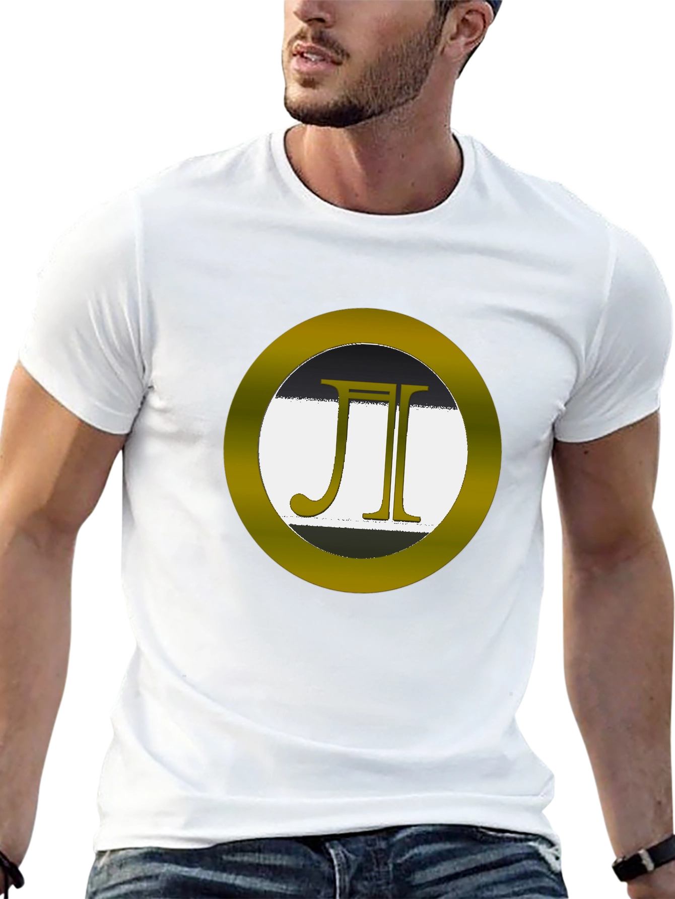 Black Graphic Tee - Circle Logo view 13