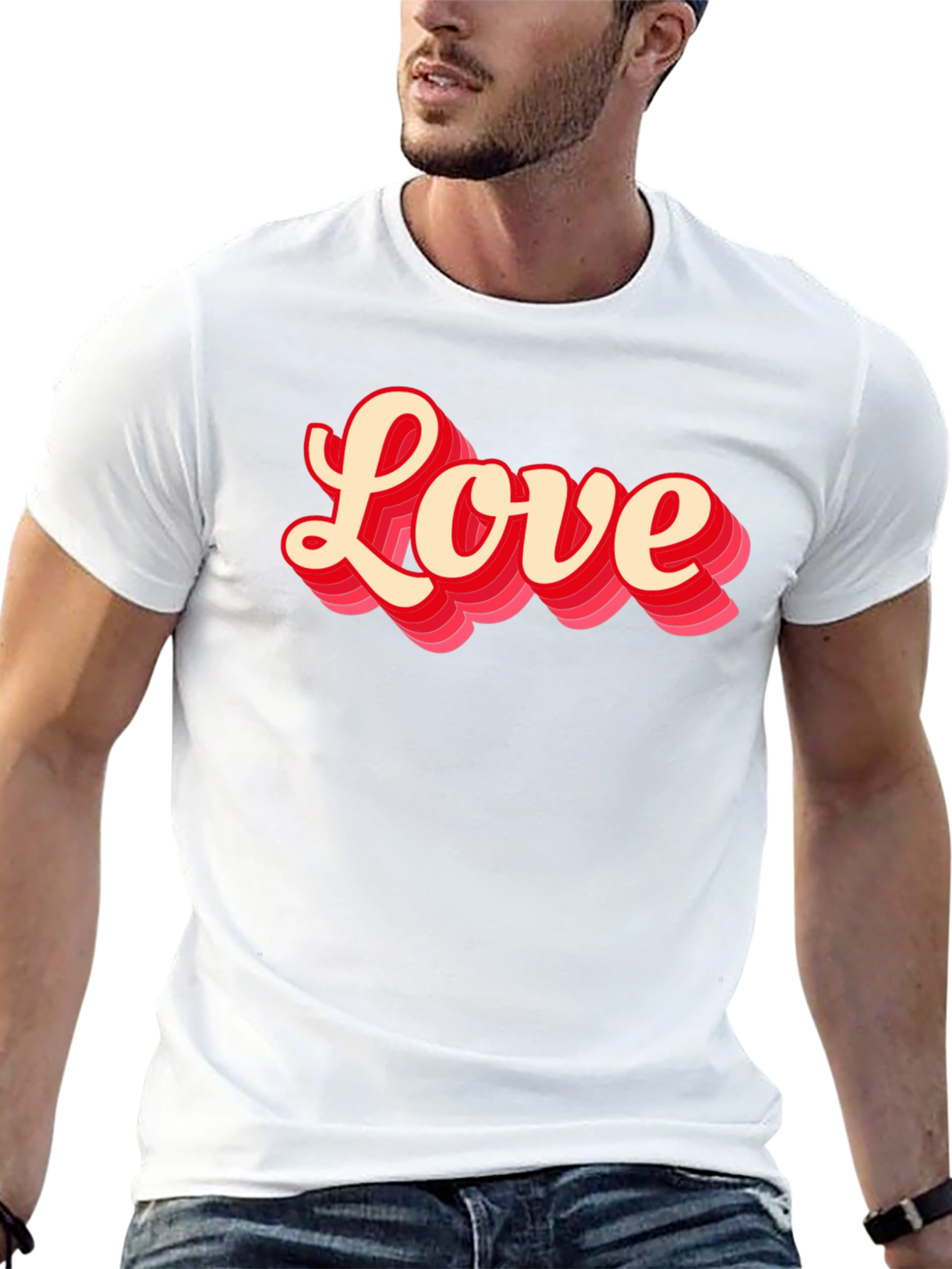 Black Love Graphic T-Shirt - Retro Style view 13