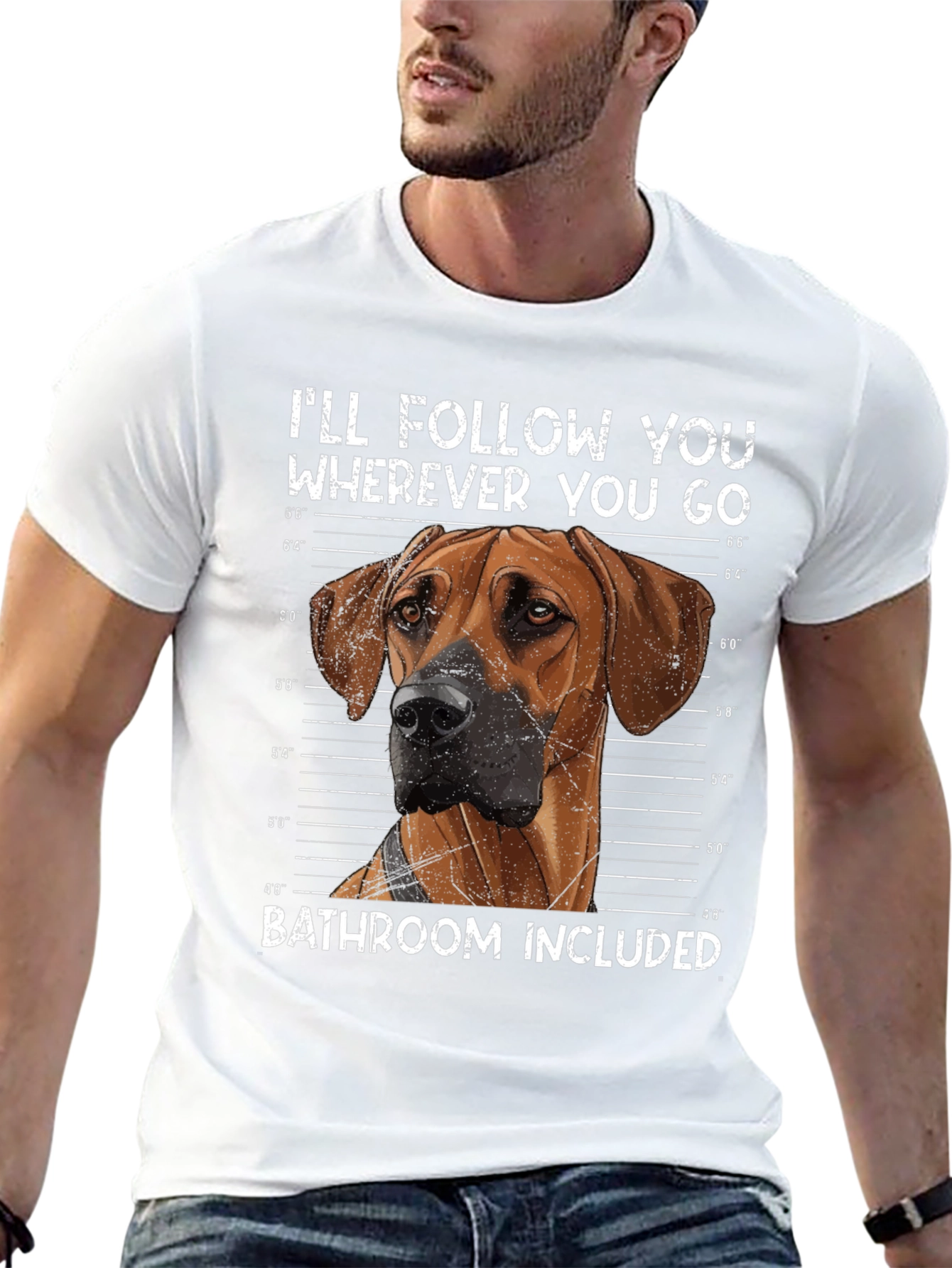 Black Dog Lover T-Shirt - I'll Follow You view 13