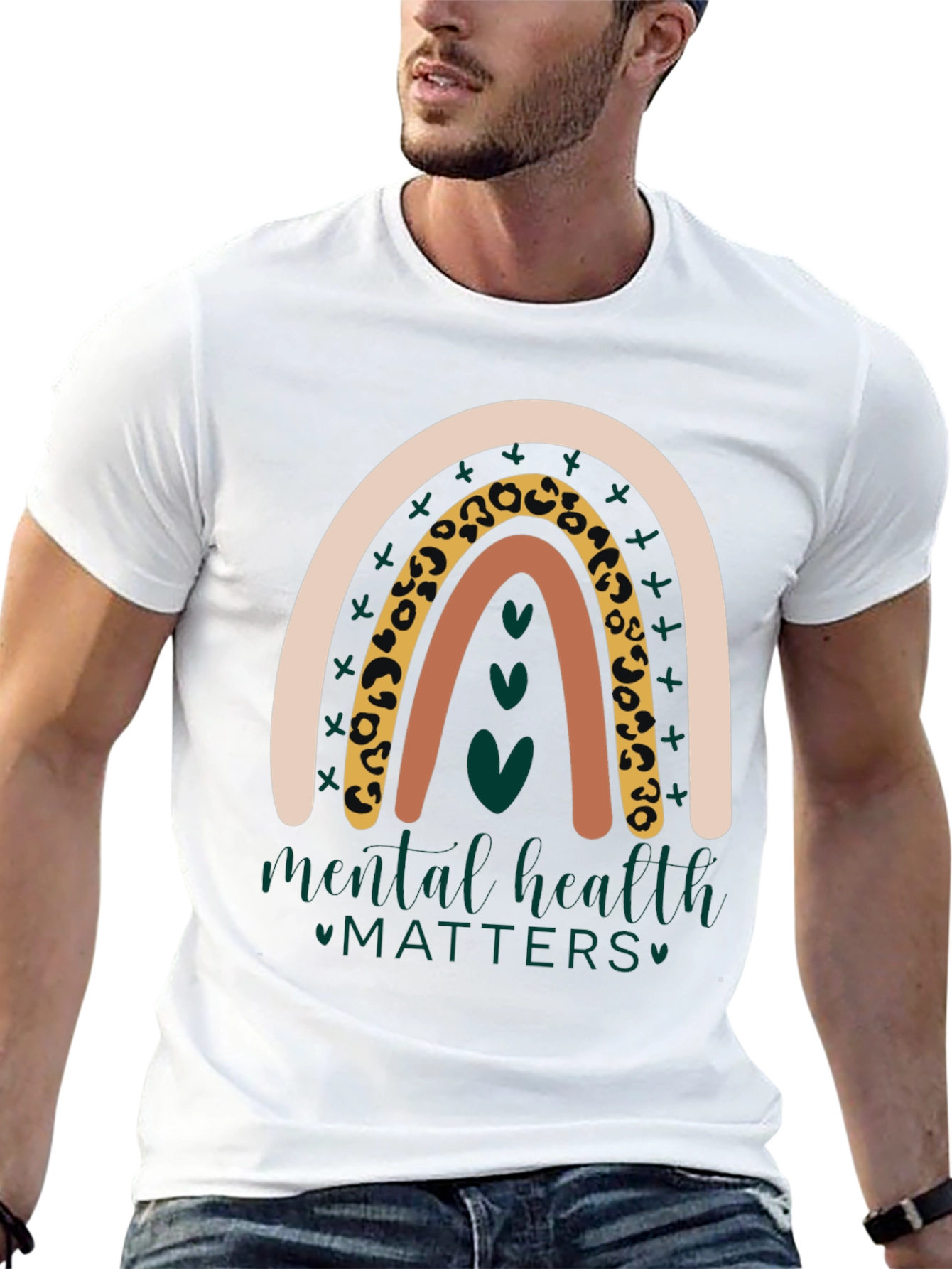 Black Mental Health Matters Graphic Tee view 13