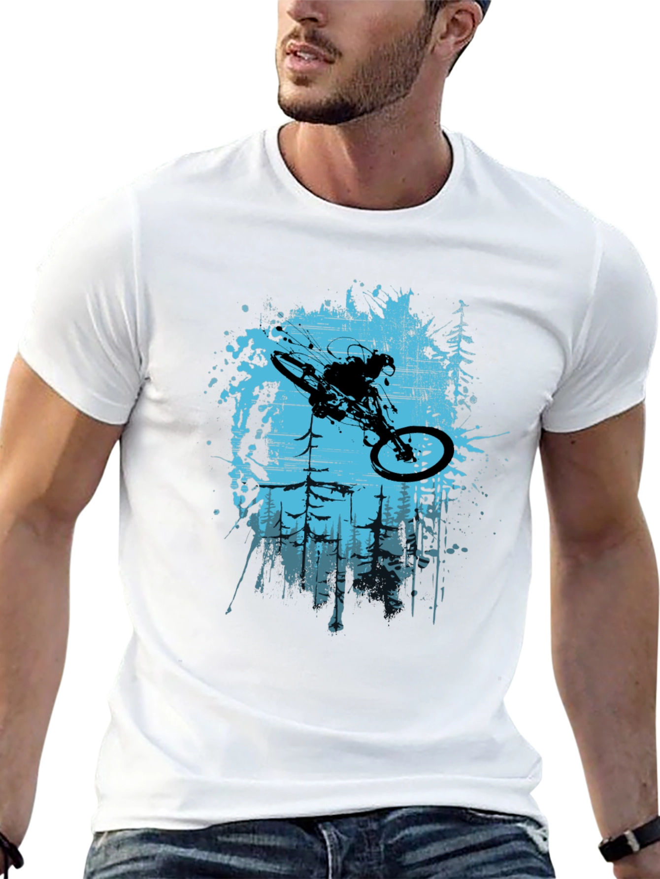 Black Mountain Biking Graphic Tee view 13