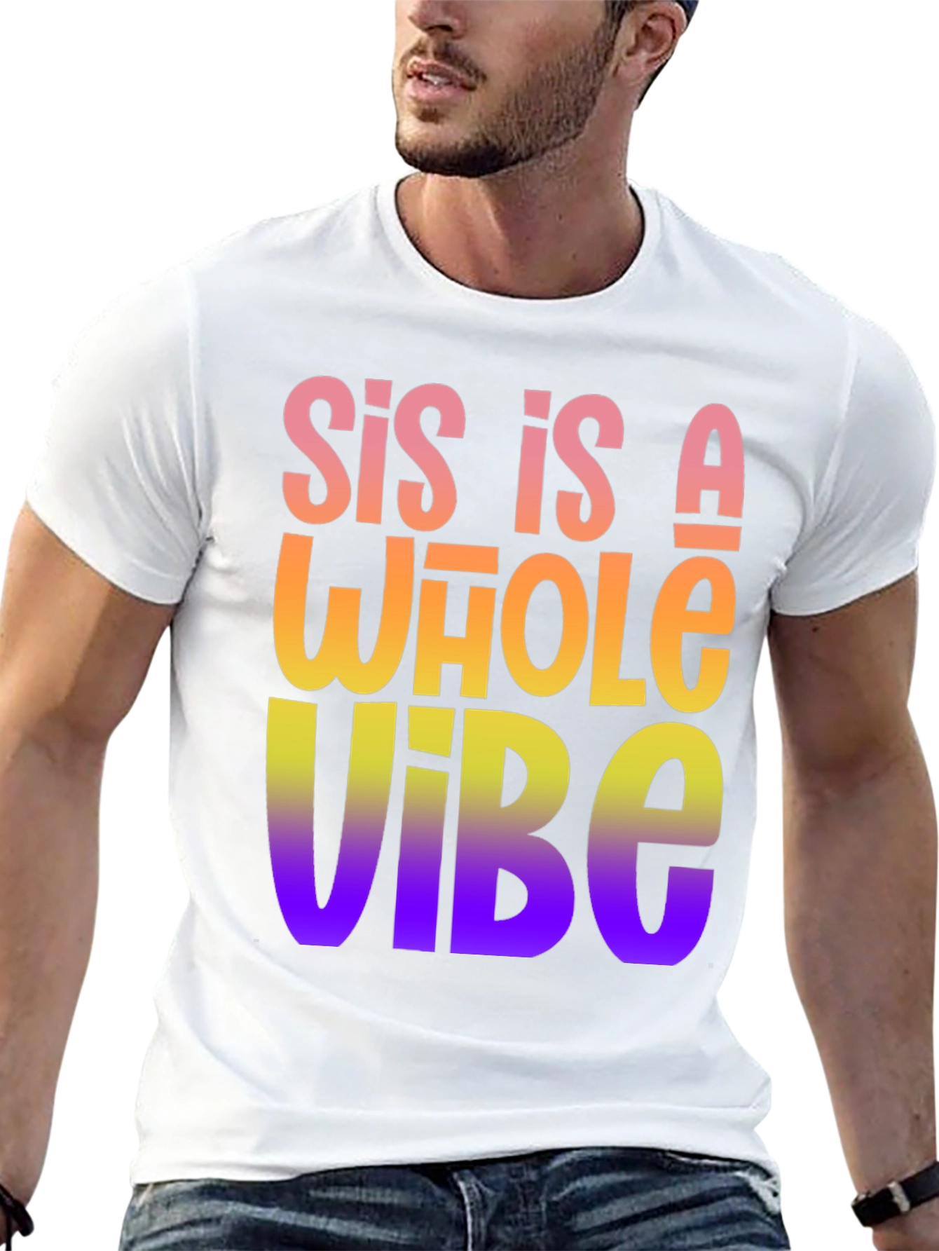 Black Sis Is A Whole Vibe Graphic Tee view 13