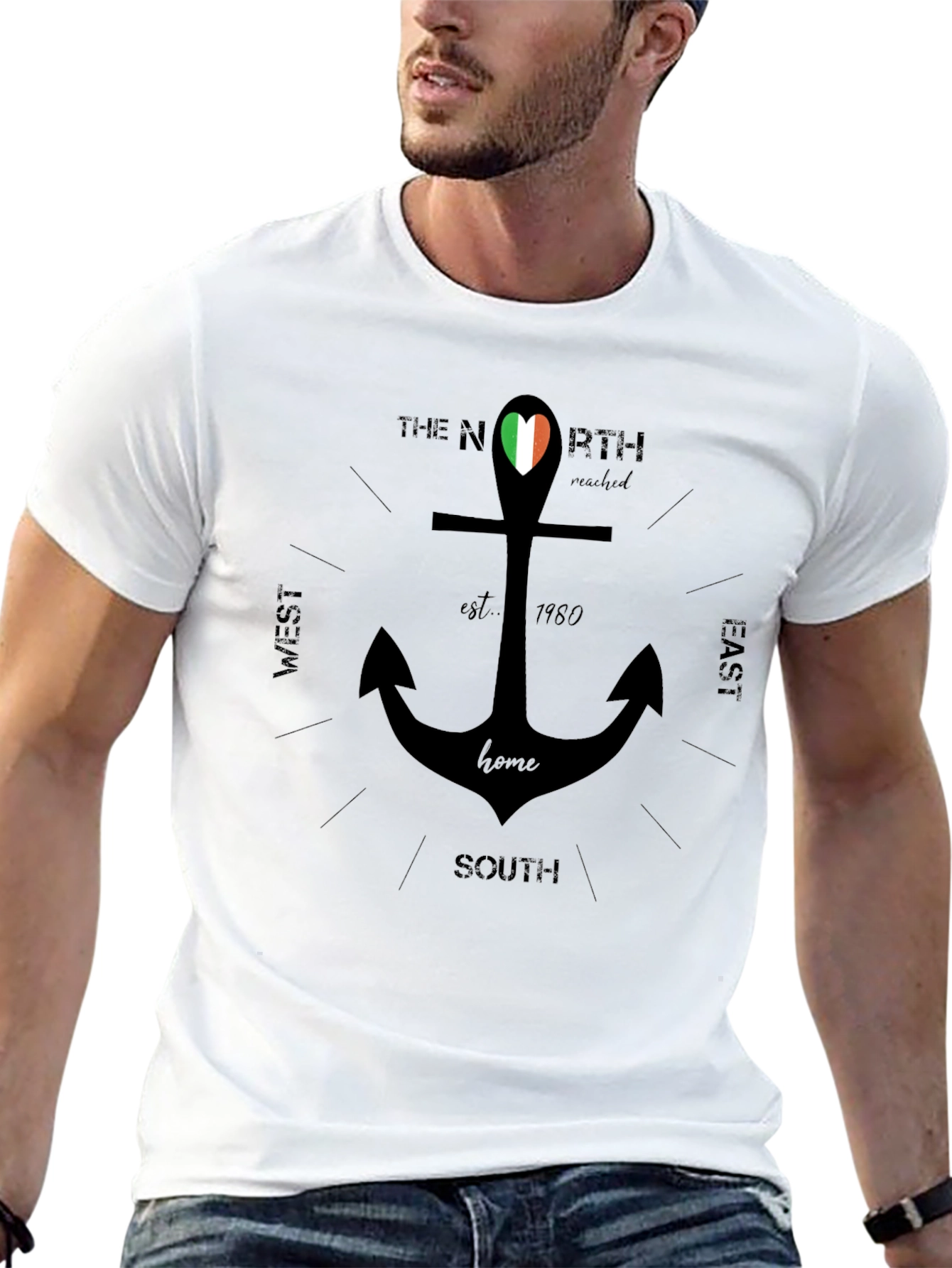 Black Irish Pride Anchor T-Shirt view 13