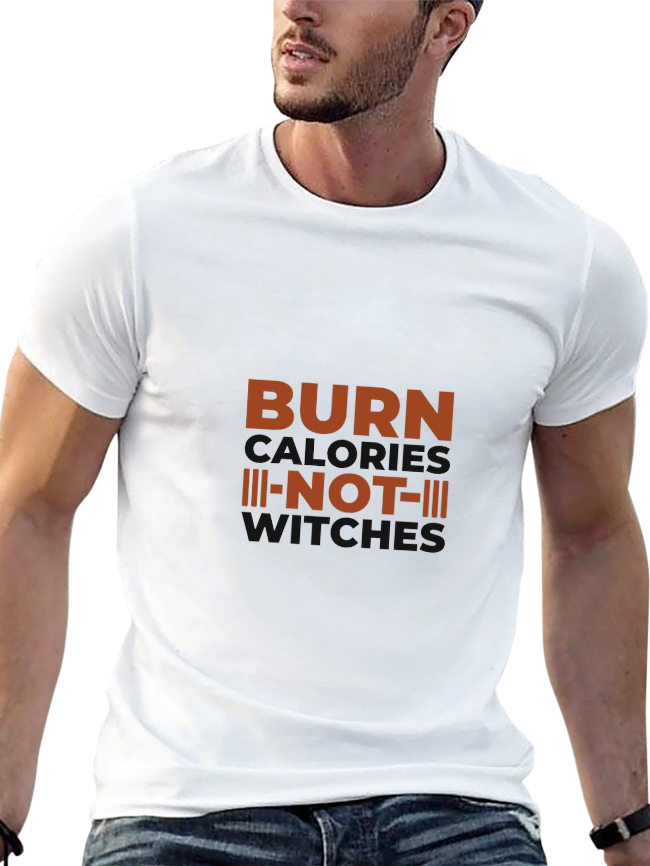 Black Burn Not Black Cotton T-Shirt - Motivational Design view 13