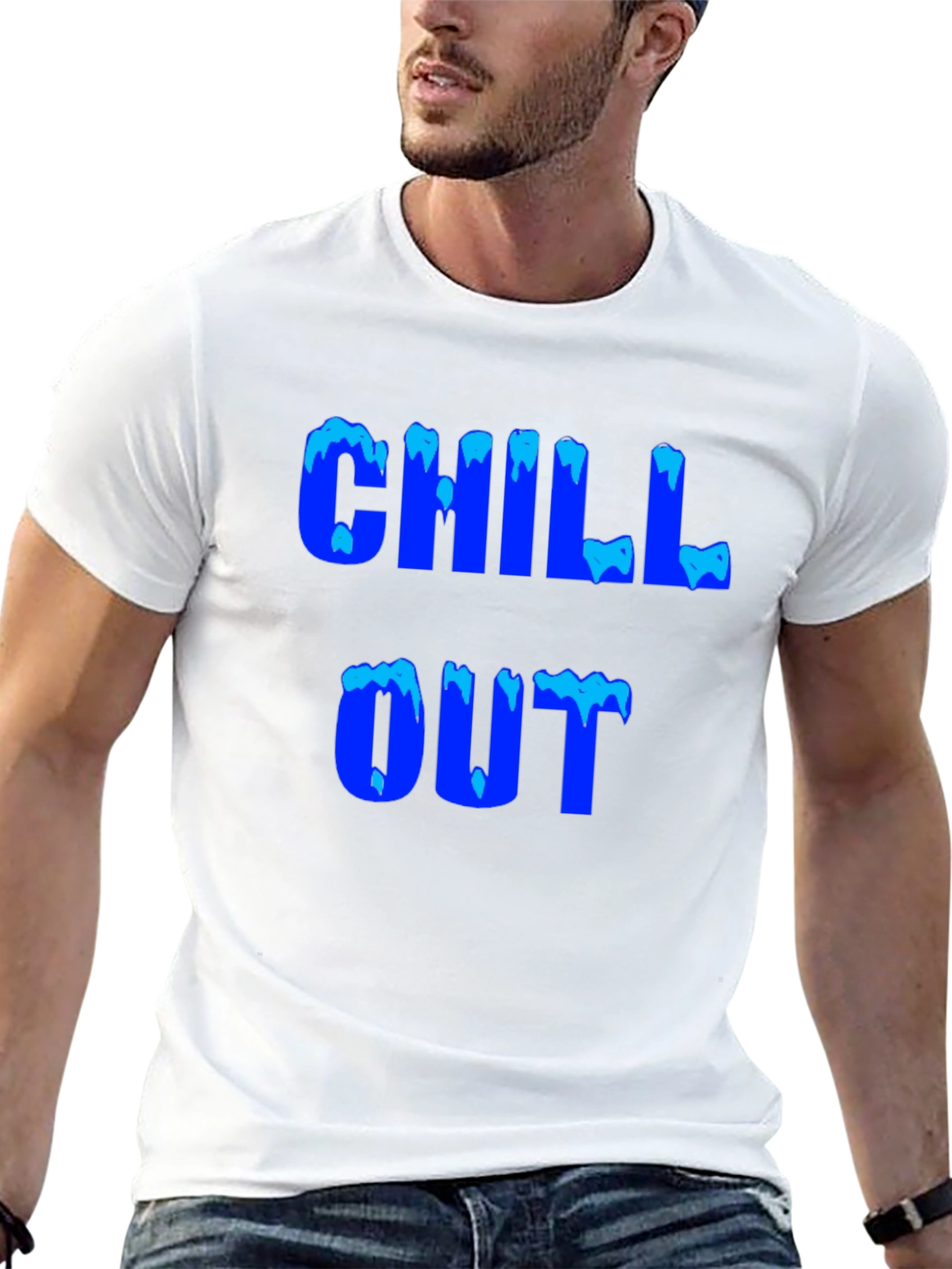 Black Chill Out Graphic Tee - Cool Comfort view 13