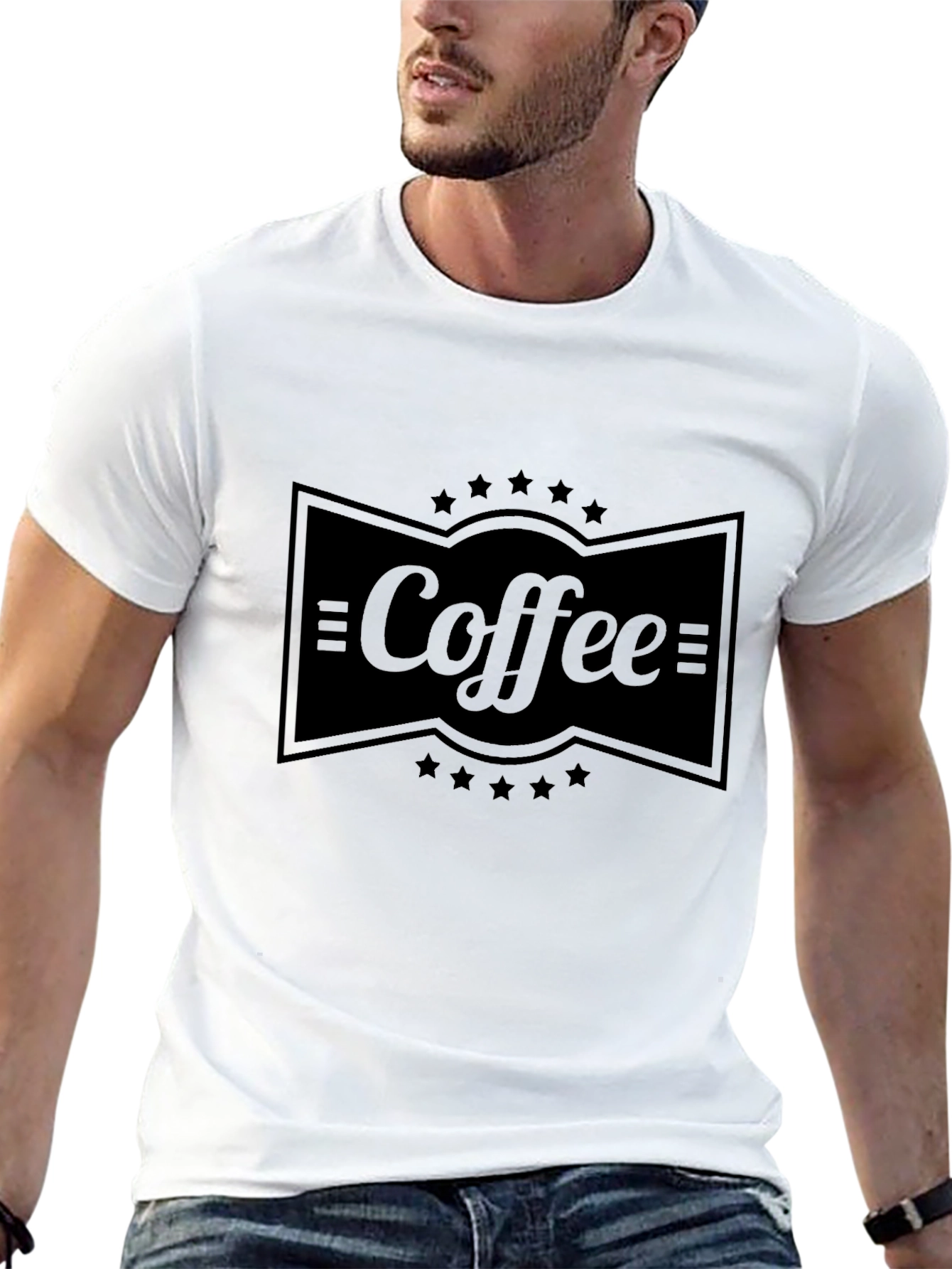 Black Coffee T-Shirt - Classic Black Tee view 13