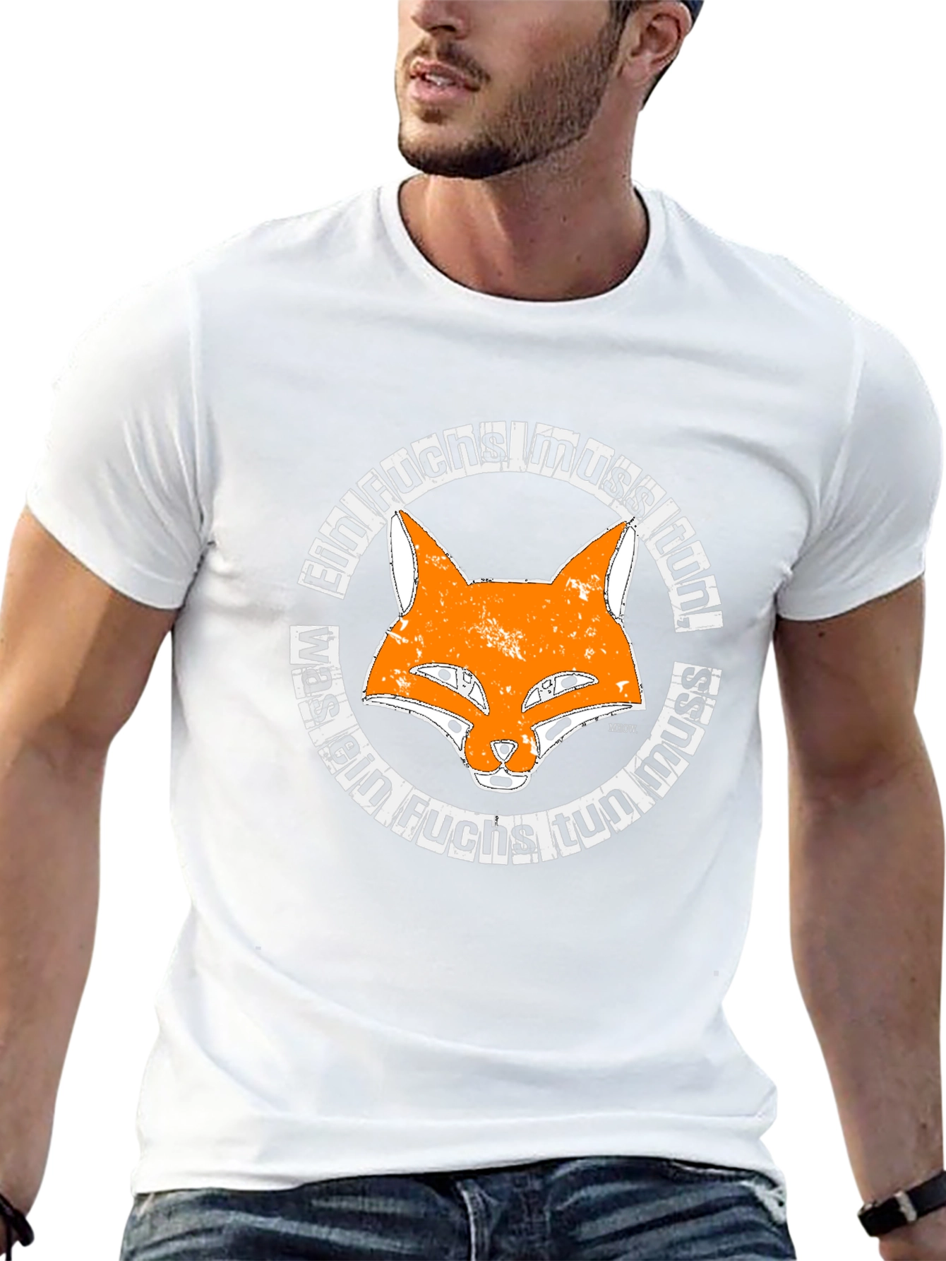 Black Ein Fuchs T-Shirt - Fox Graphic Tee view 13
