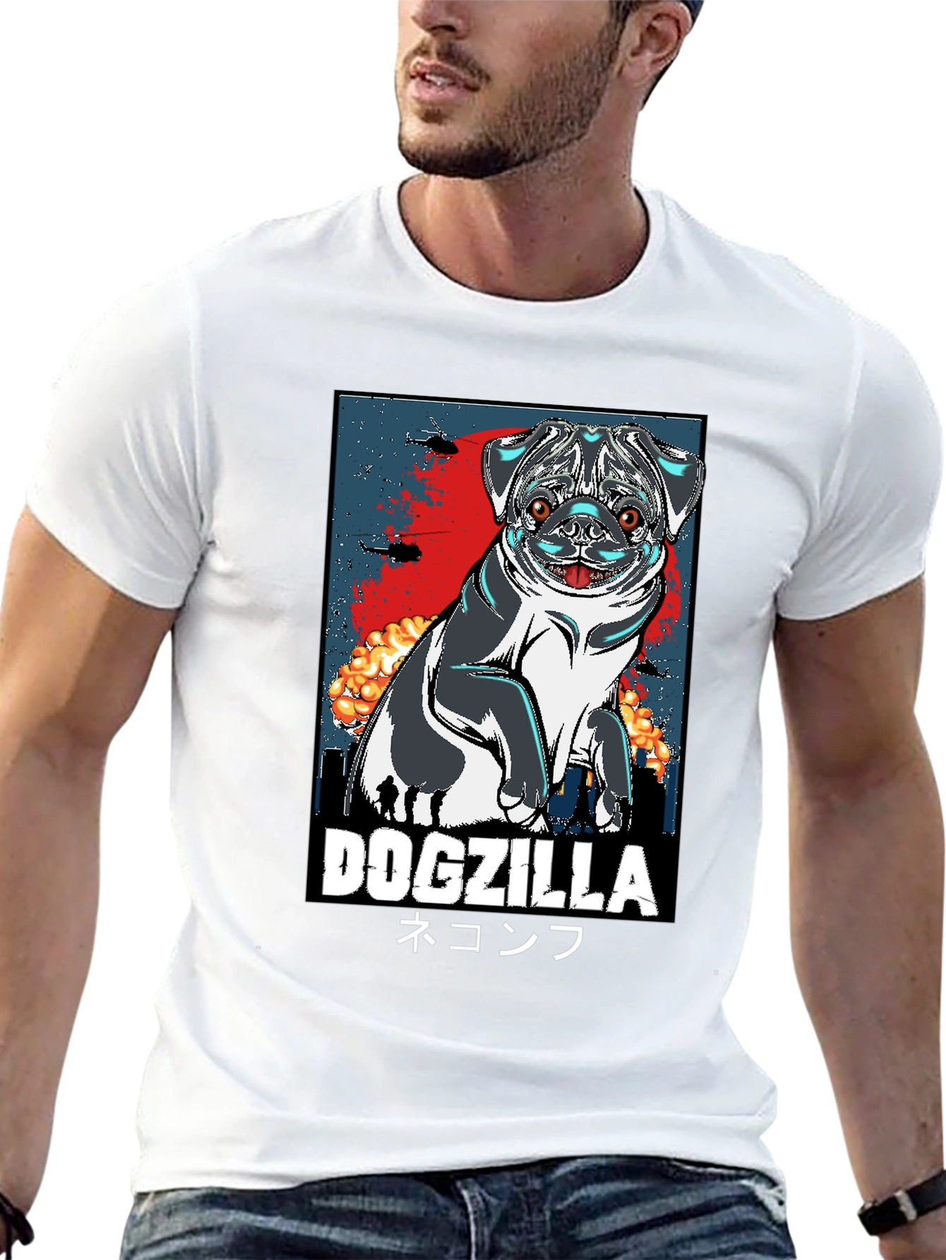 Dogzilla Graphic Tee - Unleash the Beast! - 13