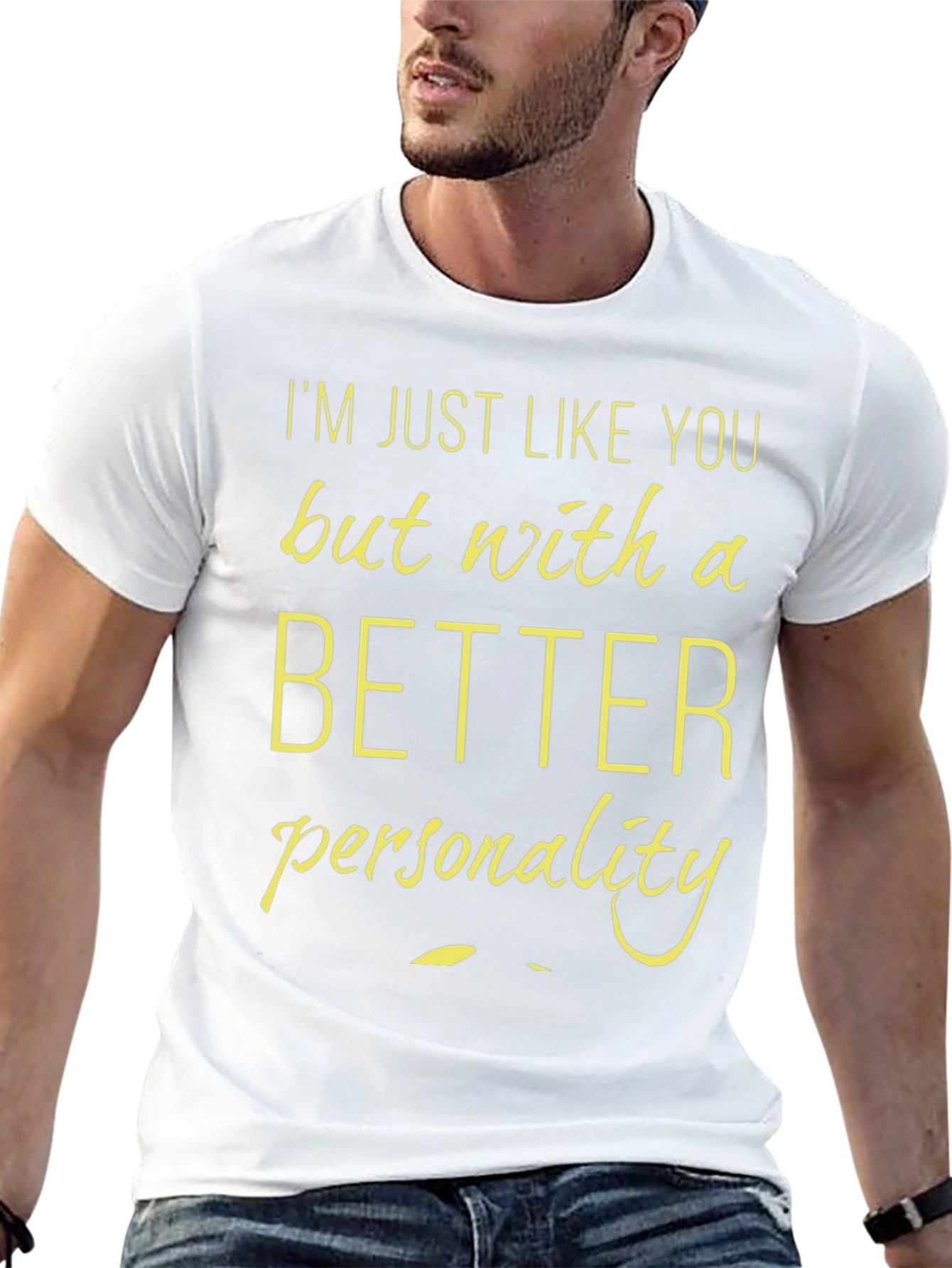 Black Funny Personality T-Shirt view 13