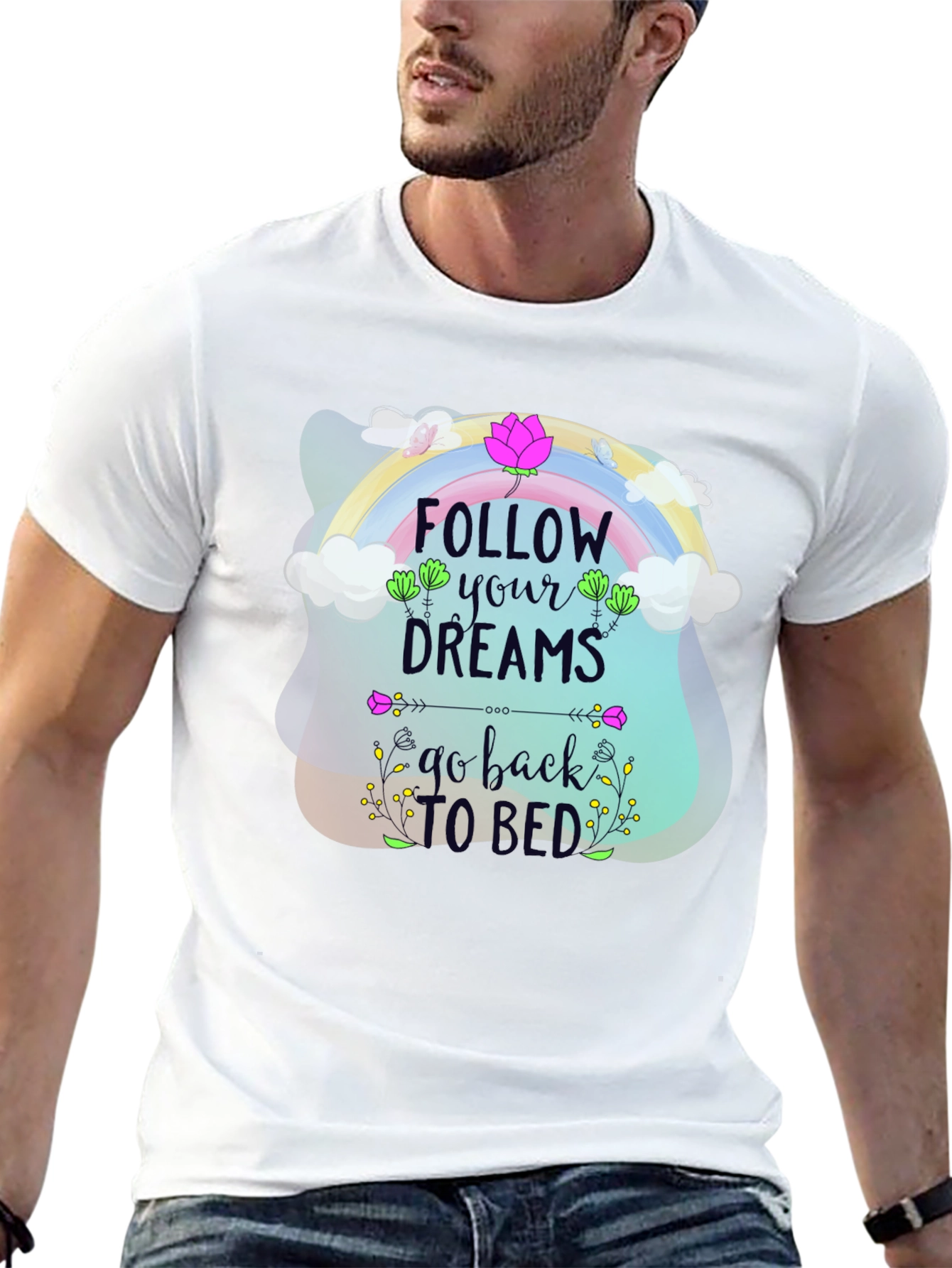 Black Follow Your Dreams T-Shirt view 13