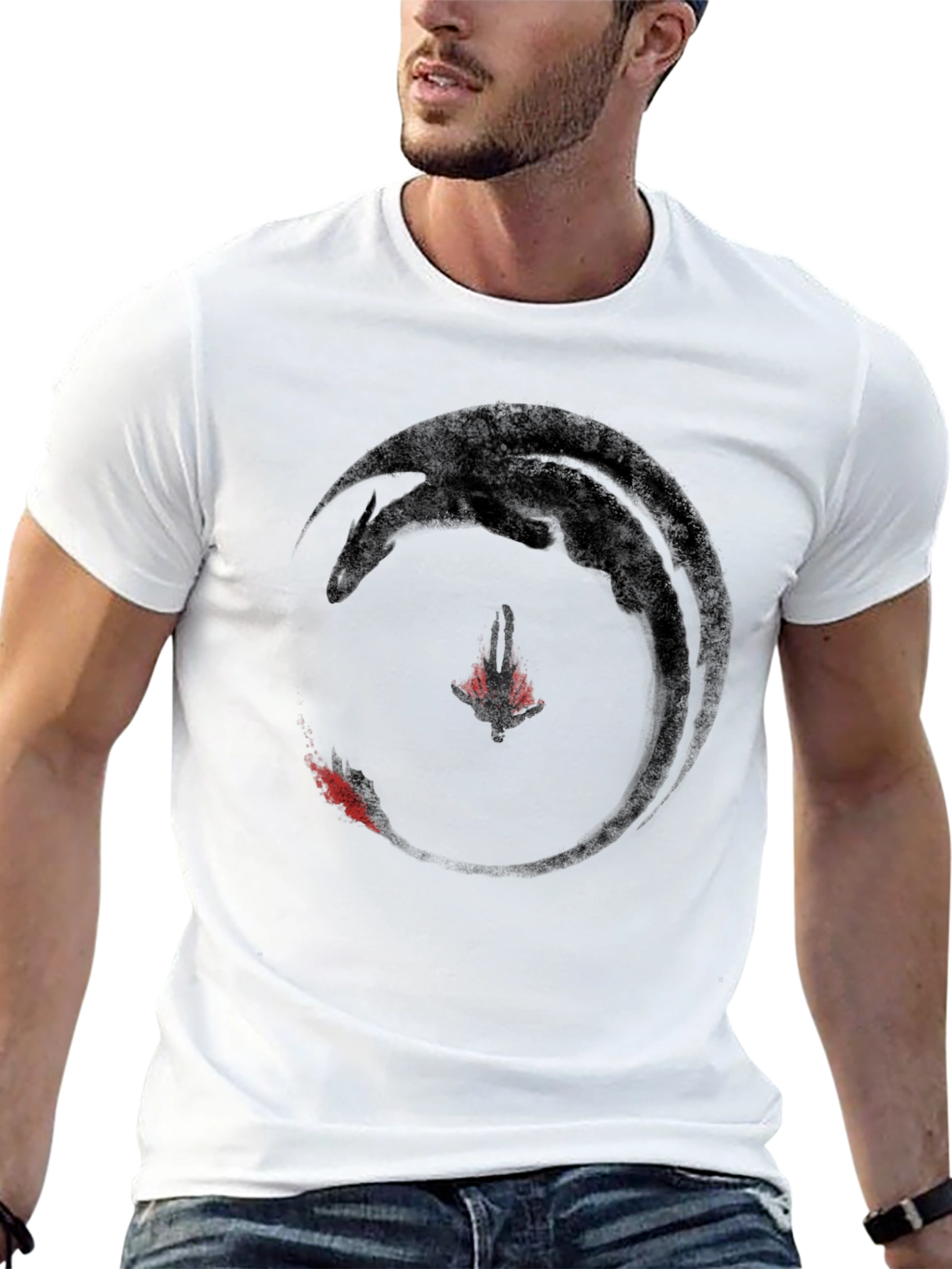 Black Toothless Dragon T-Shirt view 13