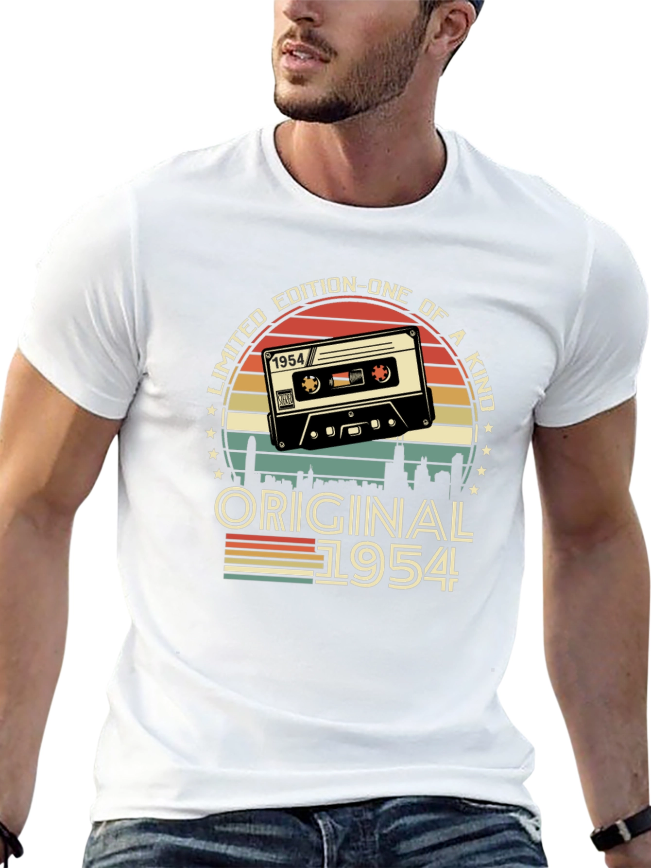 Black Limited Edition 1954 Cassette Tape T-Shirt view 13