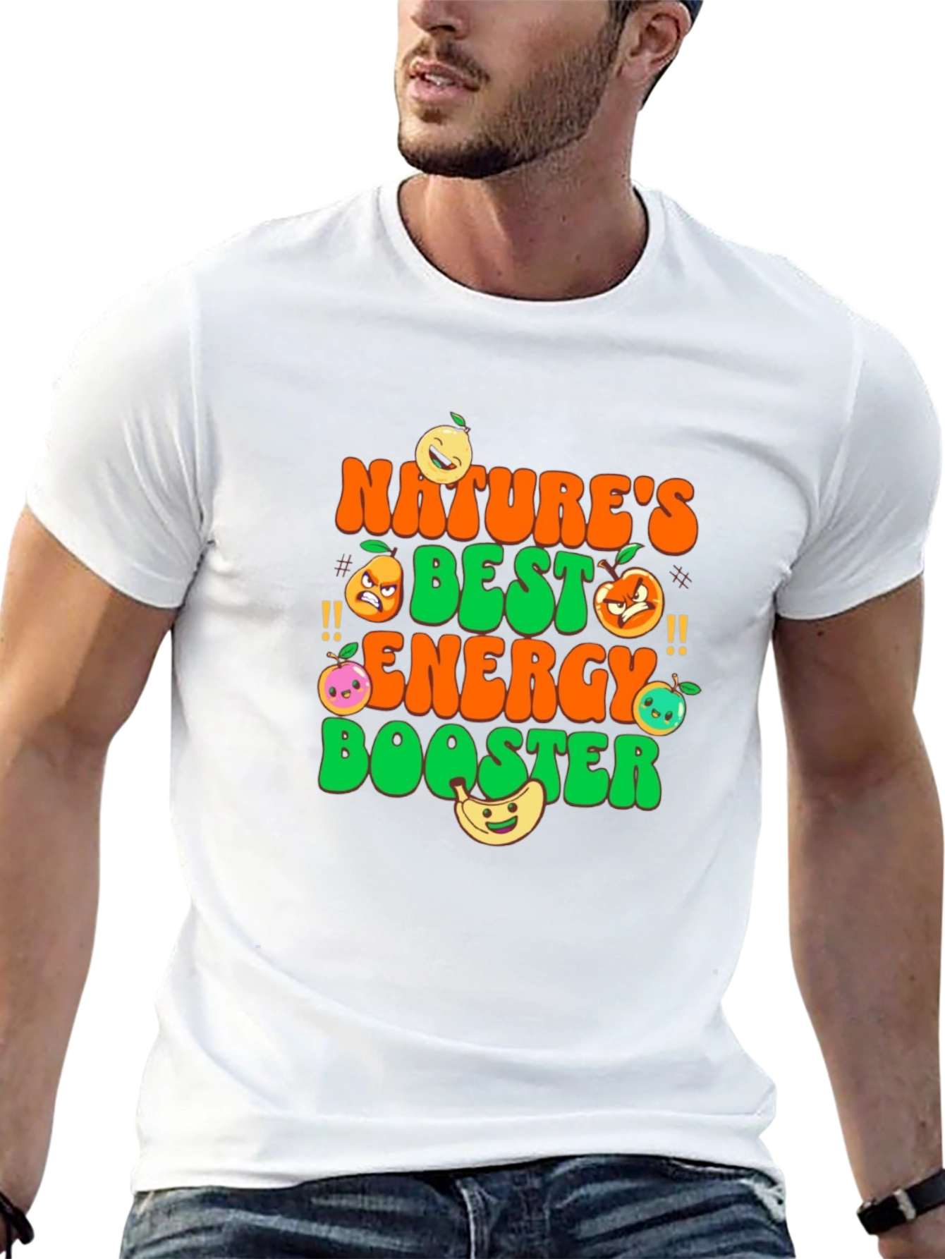 Black Nature's Best Energy Booster Graphic Tee view 13