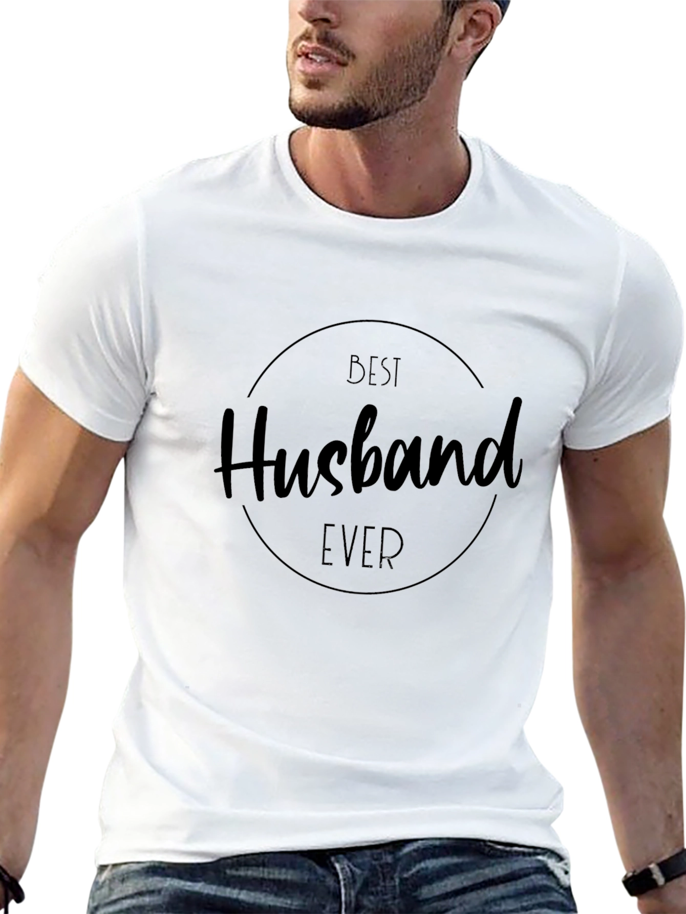 Black Best Husband Ever Black T-Shirt view 13