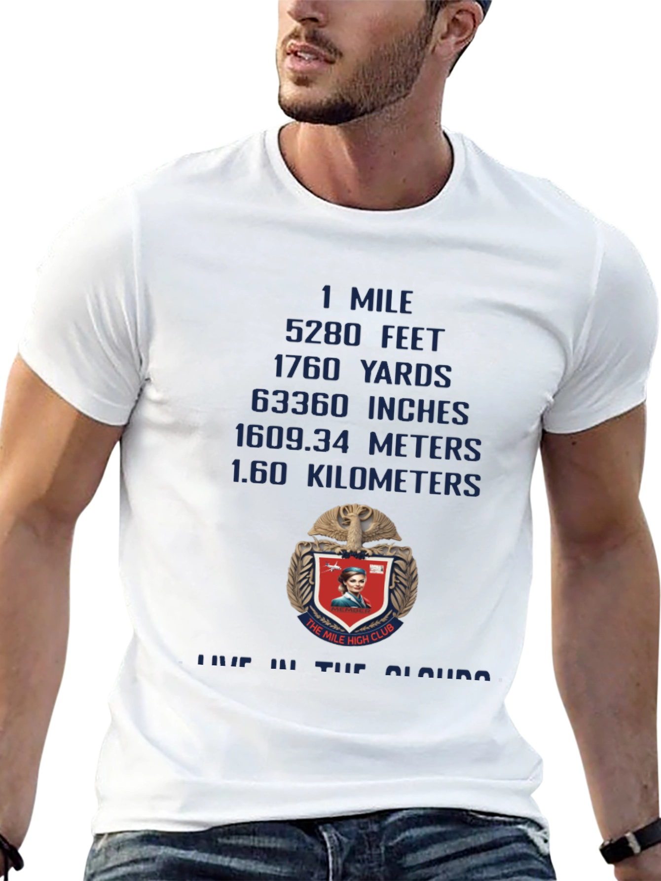 Black Mile High Club Graphic T-Shirt view 13