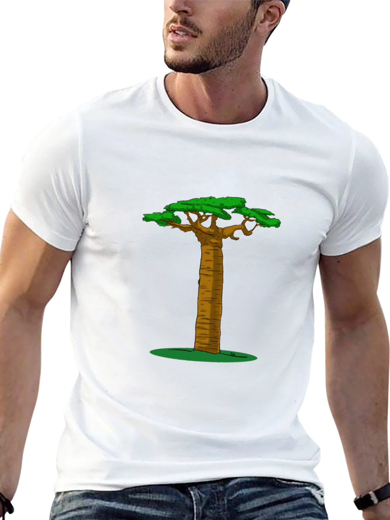 Black Baobab Tree Graphic Tee - Unique Style view 13