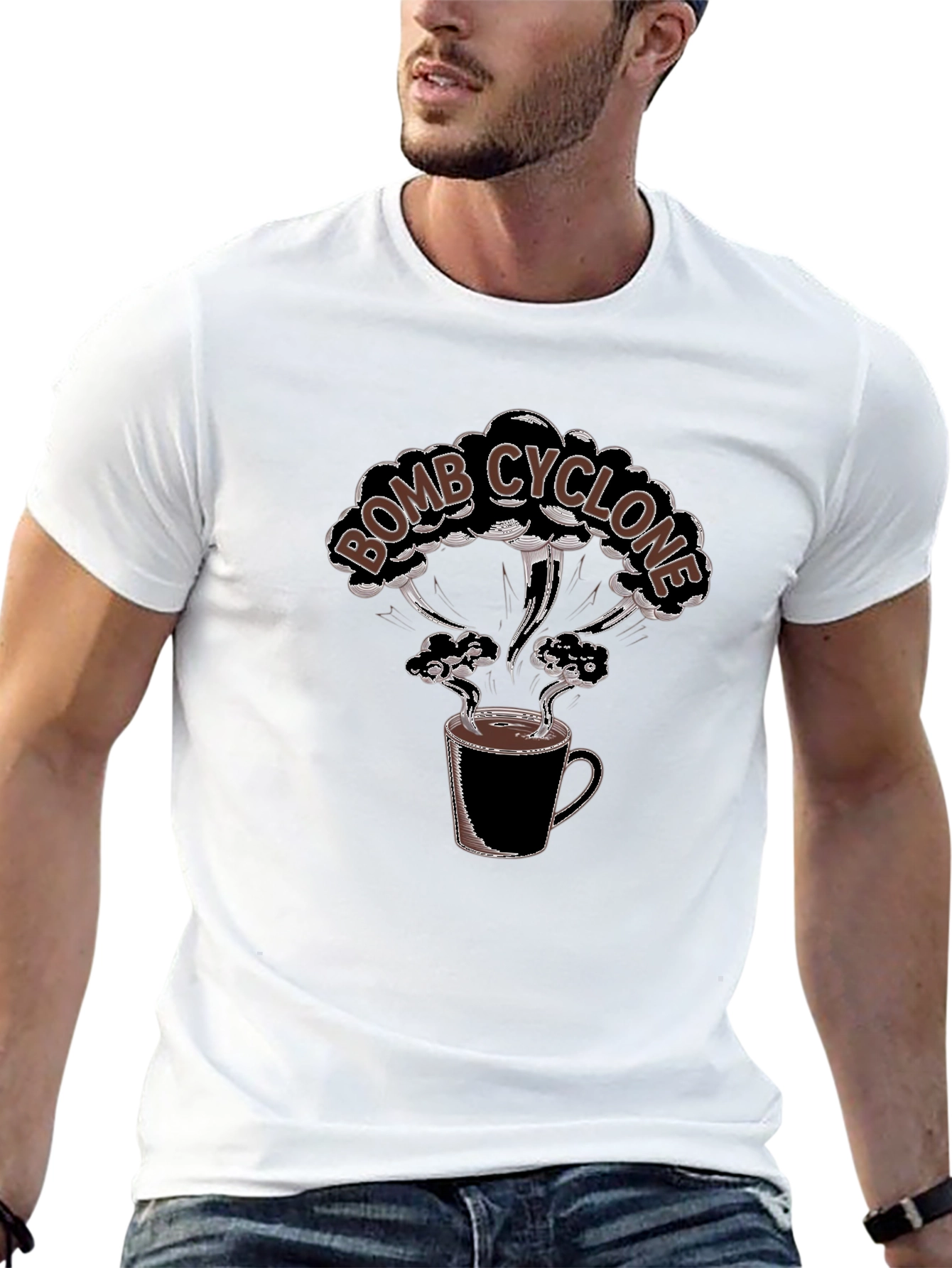 Black Bomb Cyclone Coffee T-Shirt view 13