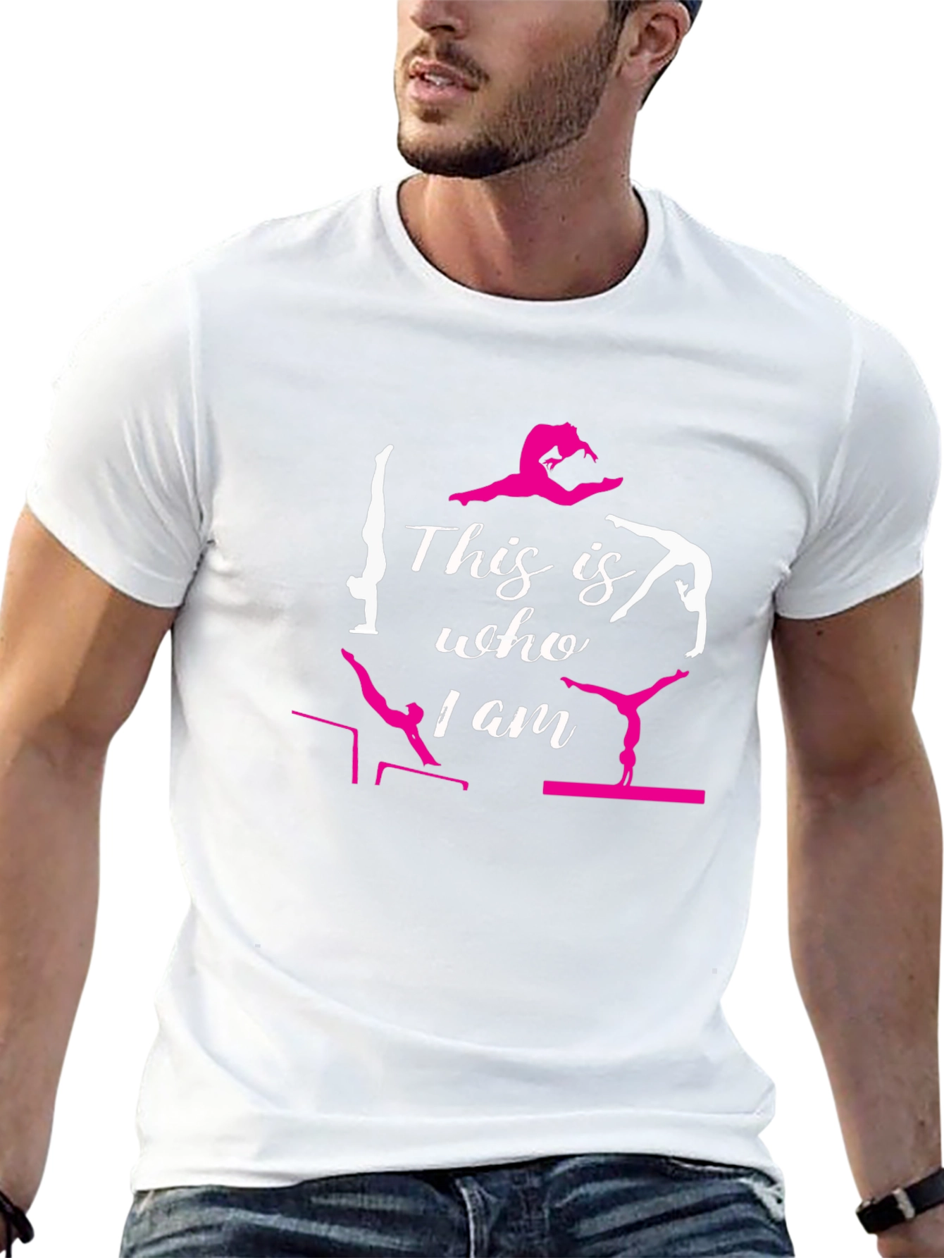 Black Gymnastics T-Shirt - This is Who I Am view 13