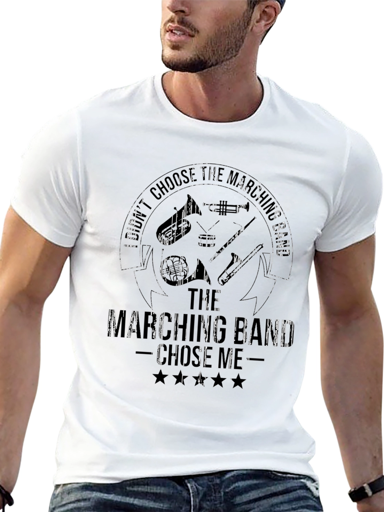 Black Marching Band T-Shirt - "I Didn't Choose..." view 13