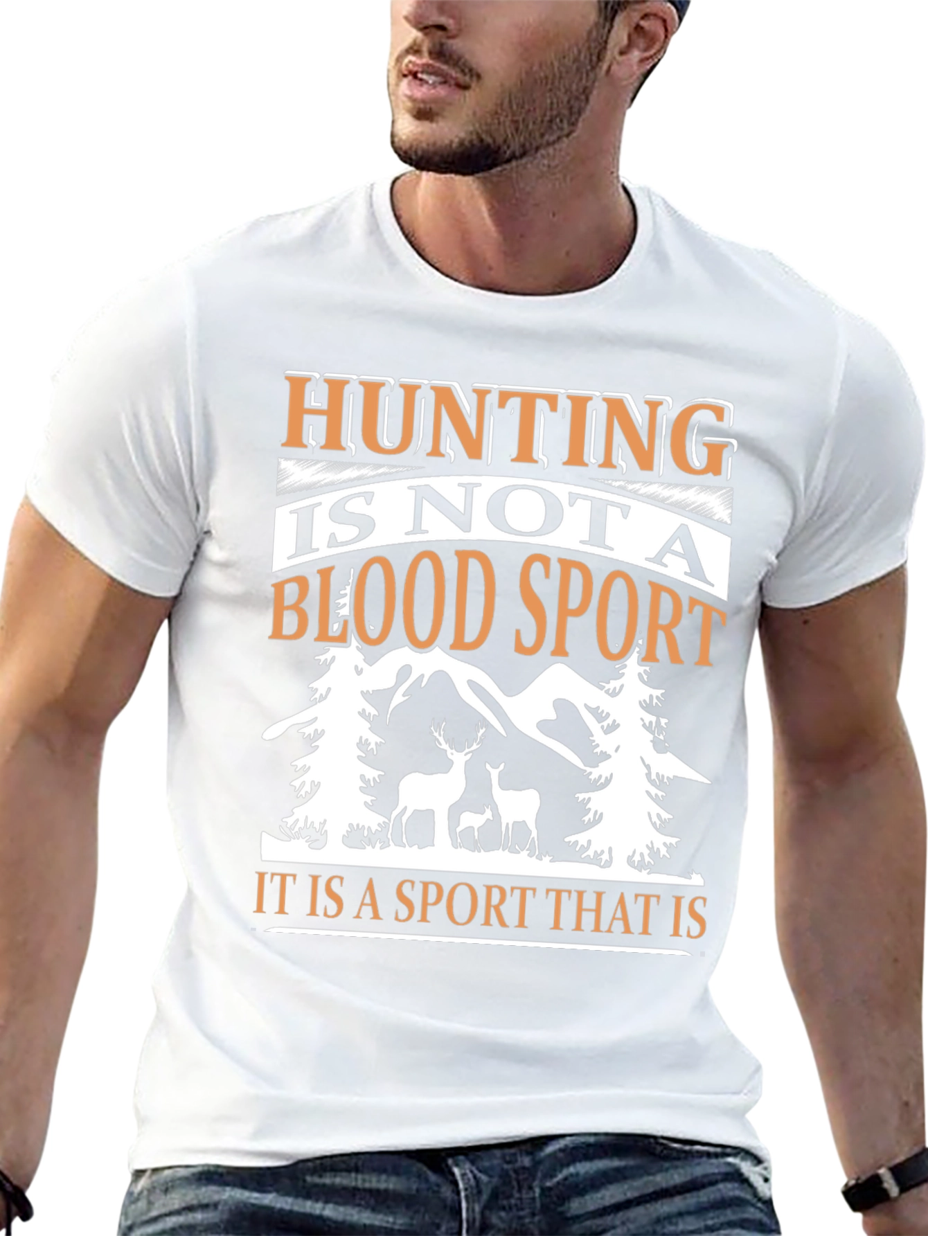 Black Hunting Is Not A Blood Sport Graphic Tee view 13