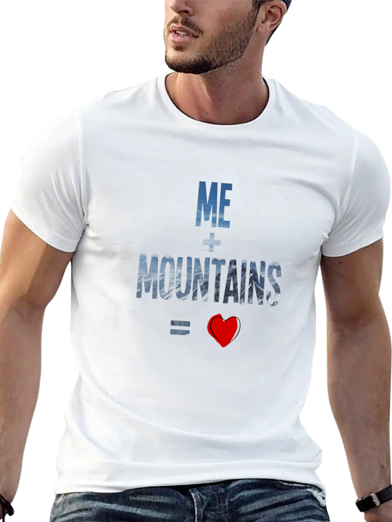 Black Me + Mountains = Love Graphic Tee view 13